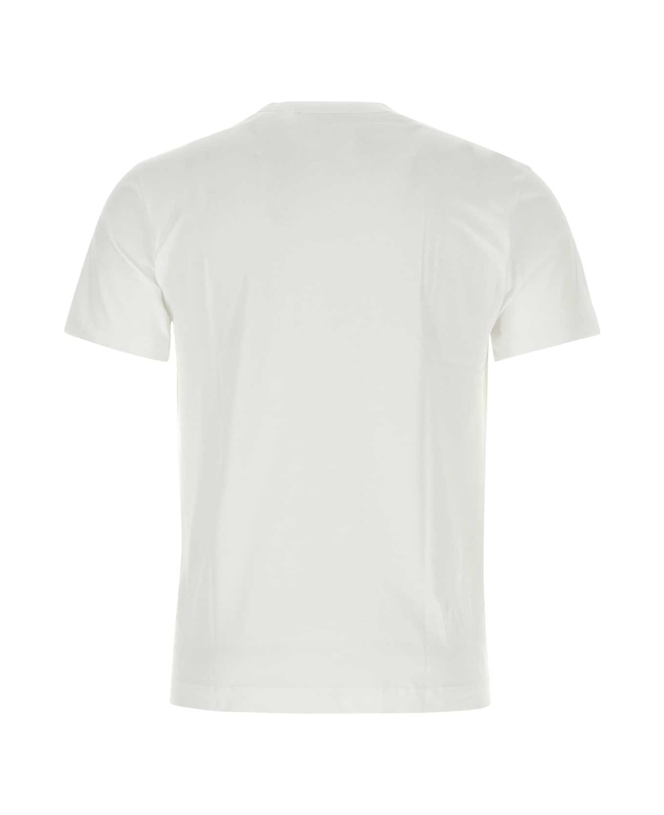 Comme des Garçons Shirt White Cotton T-shirt - WHITE