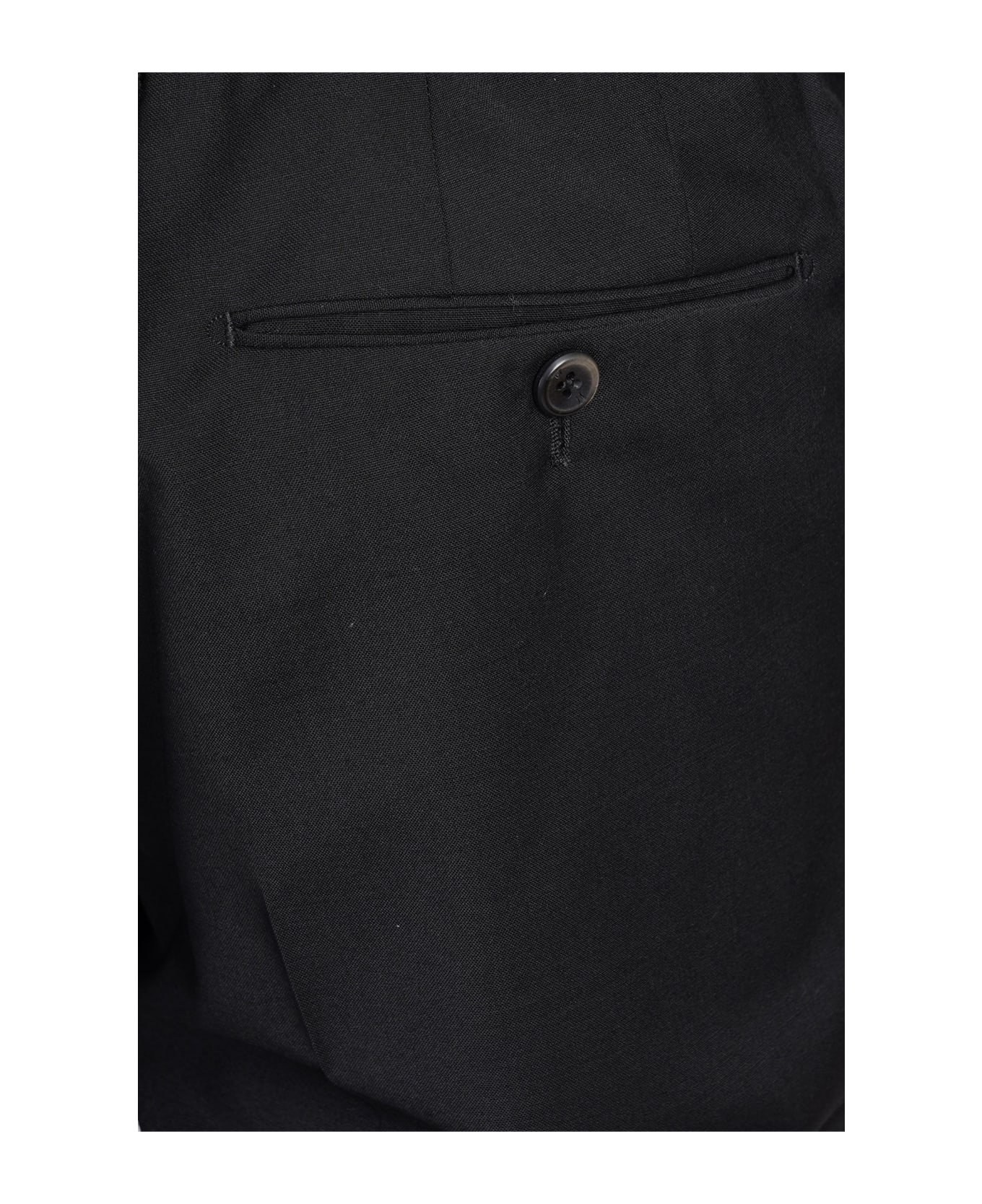 PT Torino Pants In Black Polyester - black