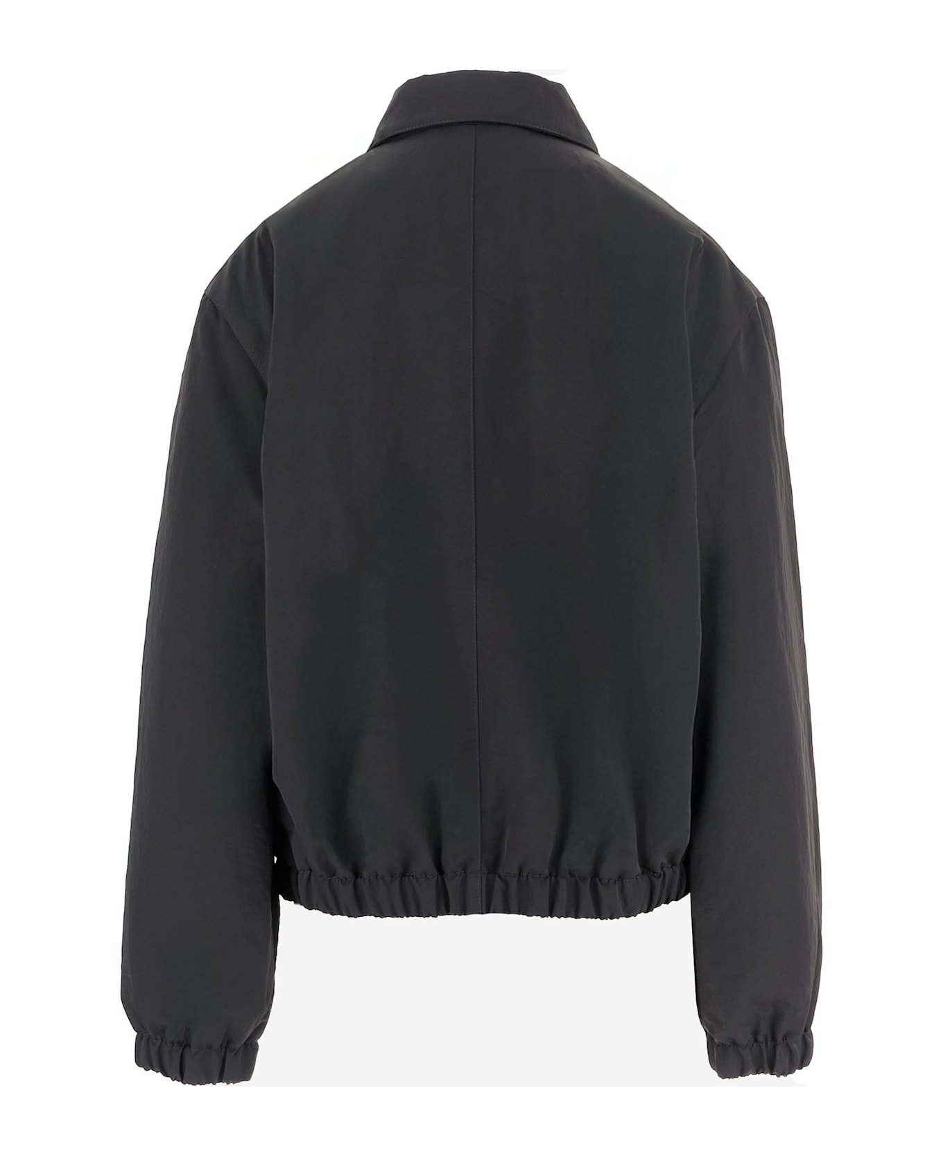 Ami Alexandre Mattiussi Adc Nylon Blouson Jacket With Zip - Grey