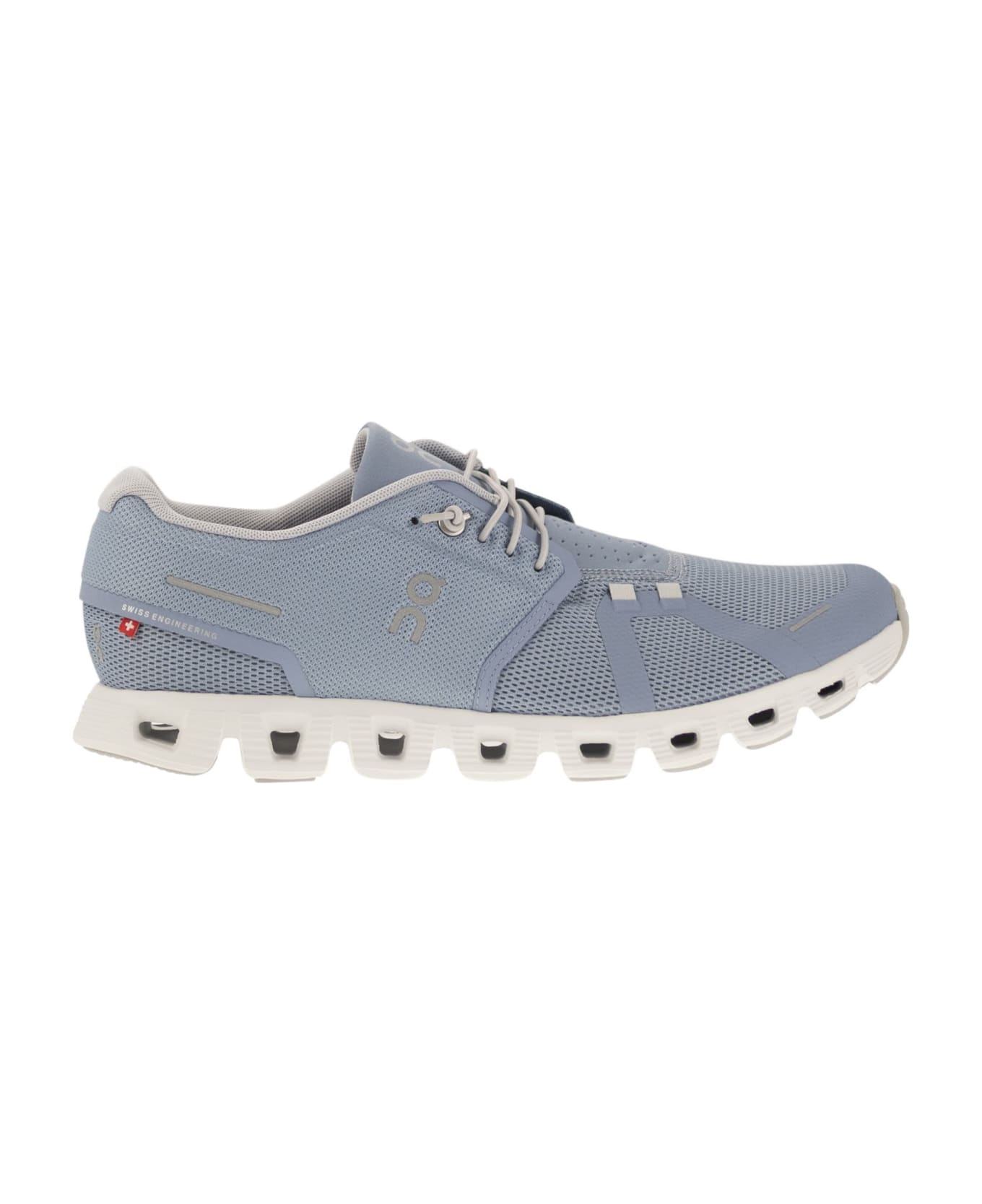 ON Cloud 5 - Sneakers - Chambray/white