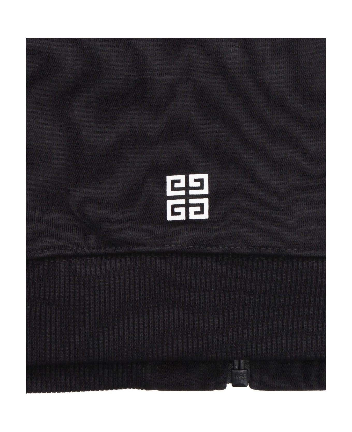 Givenchy Black Sweatshirt With Logo - BLACK ニットウェア＆スウェットシャツ