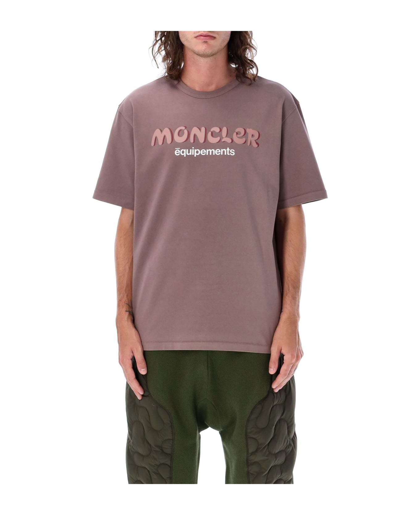 Moncler Genius Logo T-shirt - Pink Tシャツ