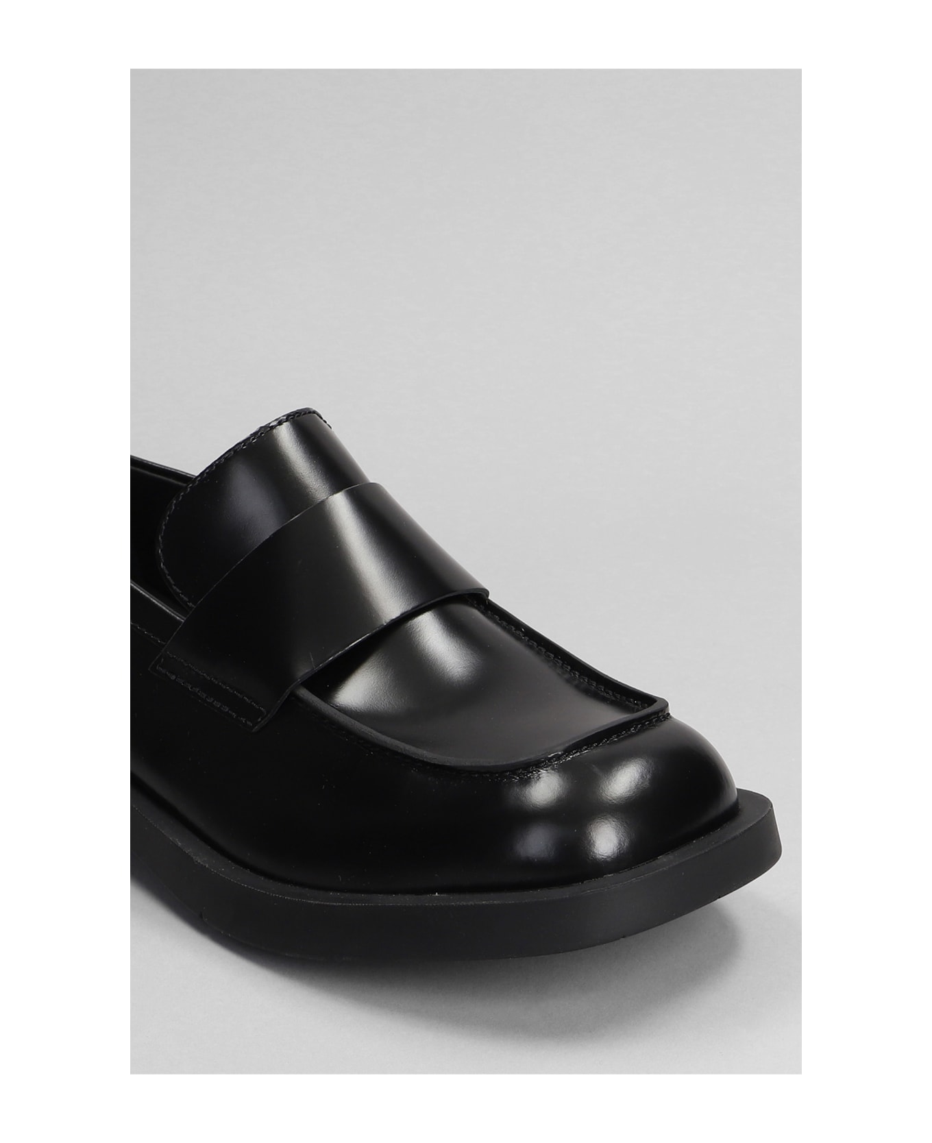 Camper 1978 Loafers In Black Leather - black ローファー＆デッキシューズ