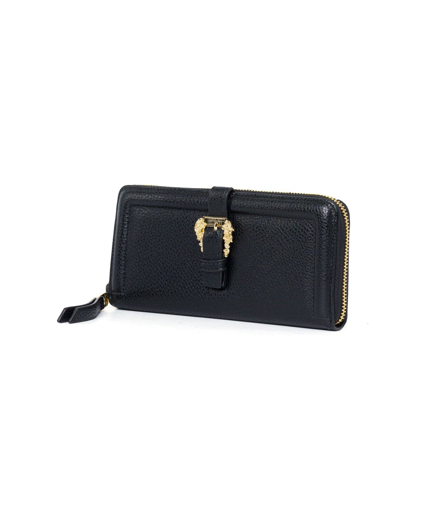 Versace Jeans Couture Continental Wallet - BLACK