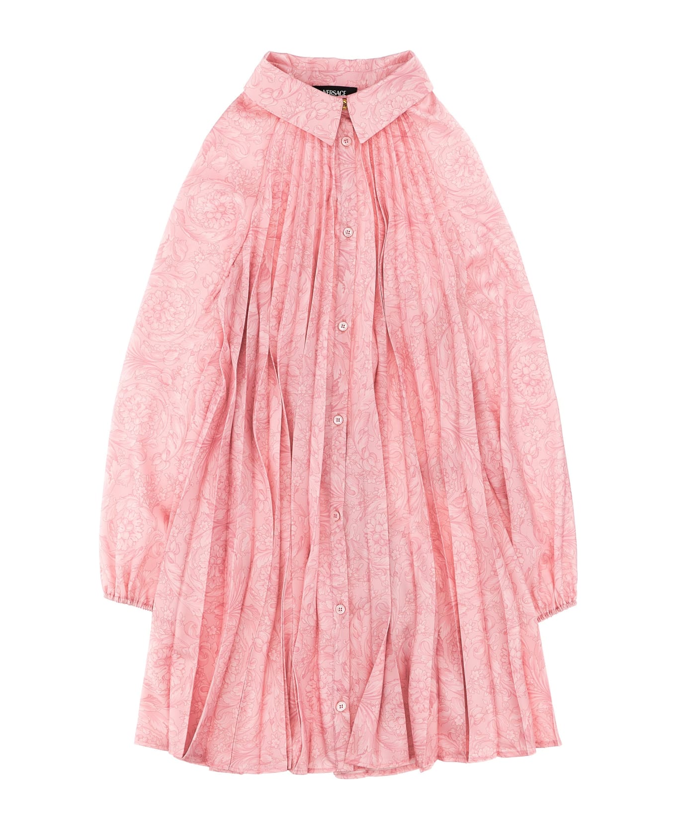 Versace Pleated Dress - Pink