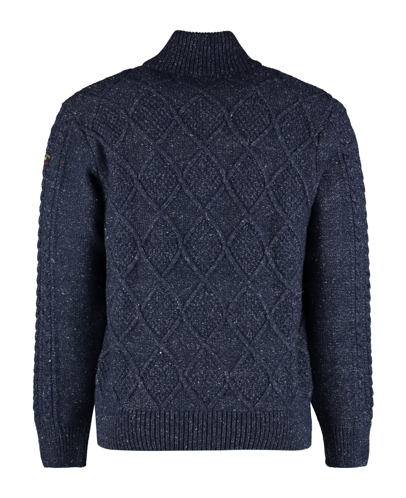 Paul&Shark Wool Blend Turtleneck Sweater - blue