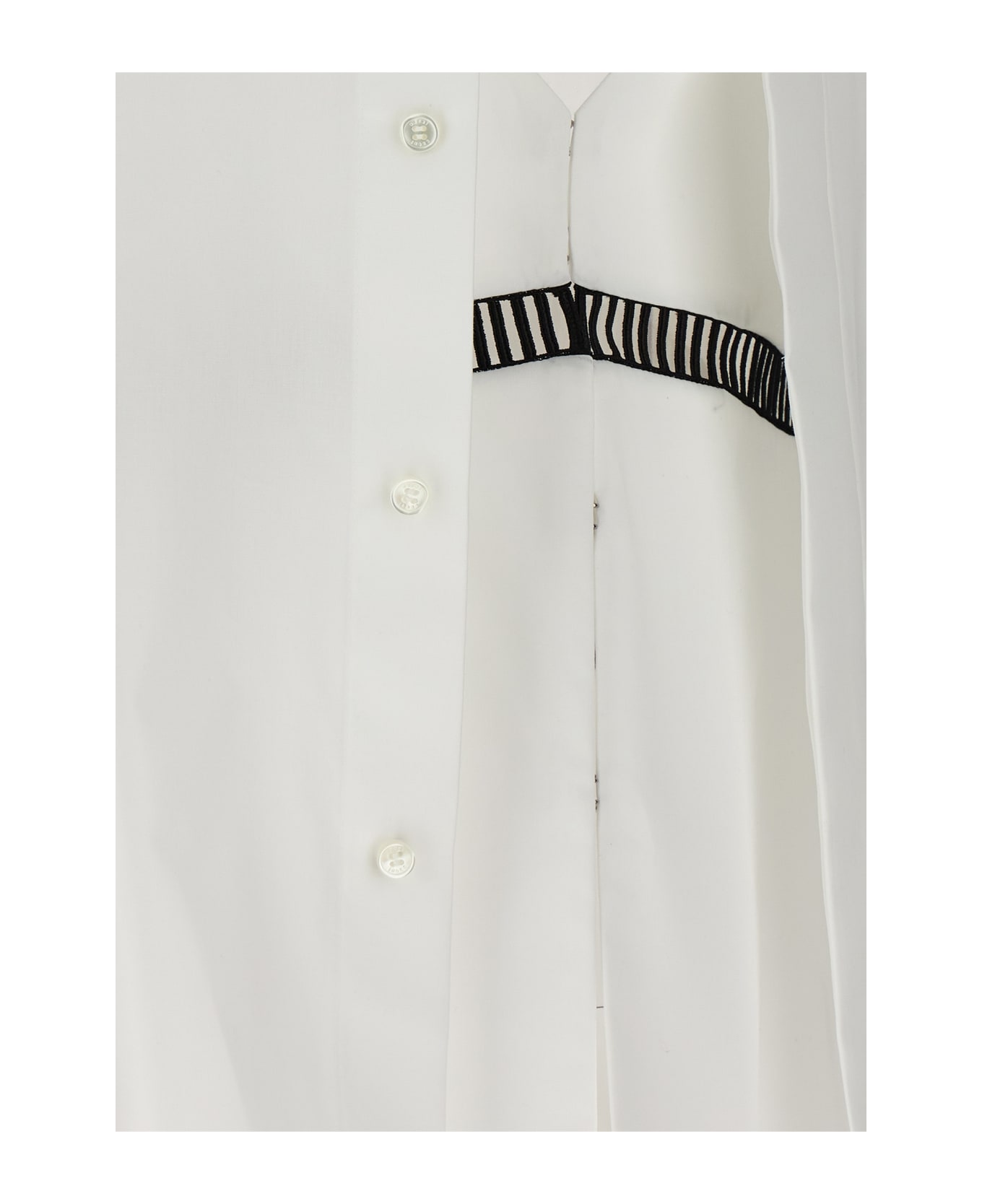 Sacai Overlay Shirt - White シャツ