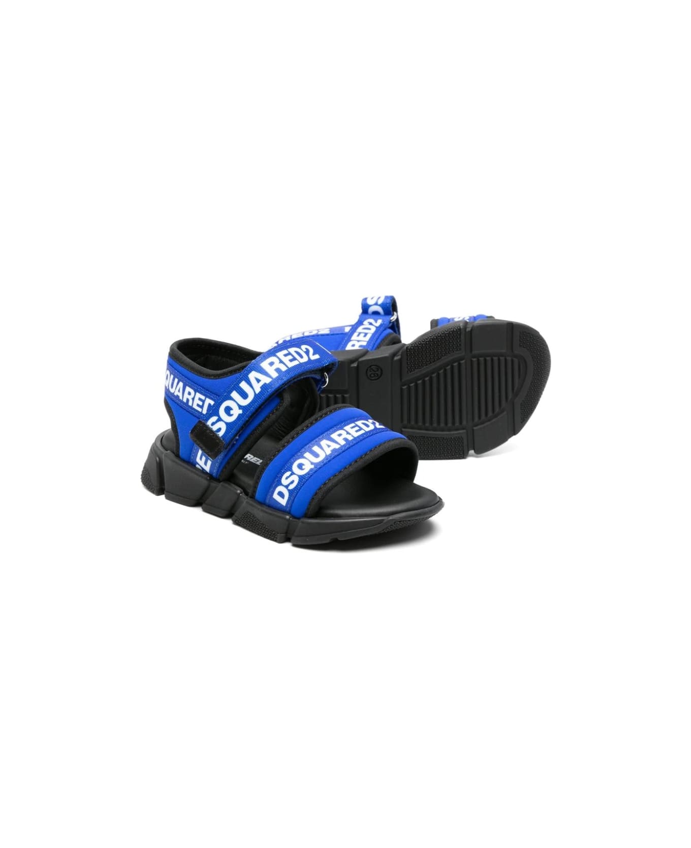 Dsquared2 Sandals With Logo - Blue