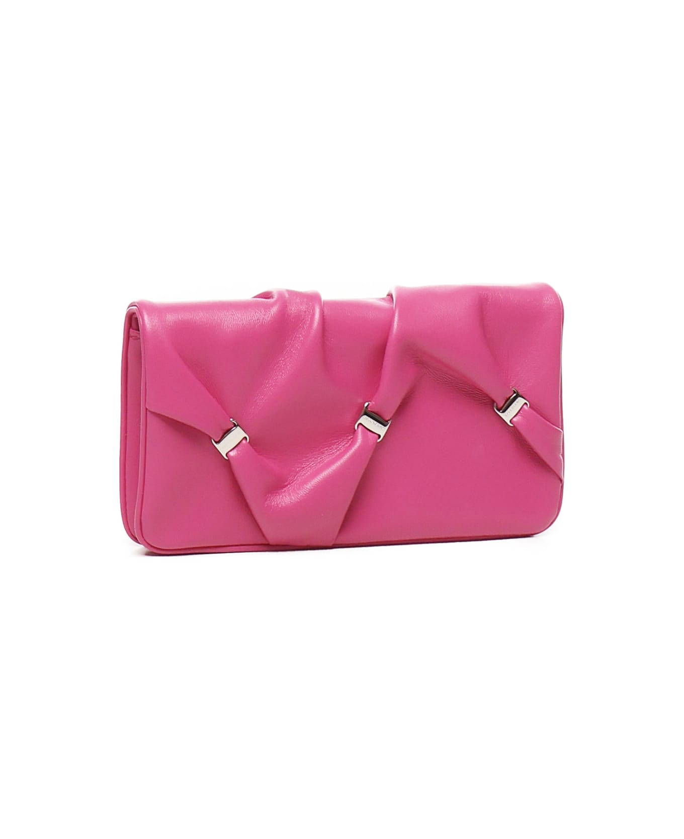 Ferragamo Wallet With Shoulder Strap - Pink