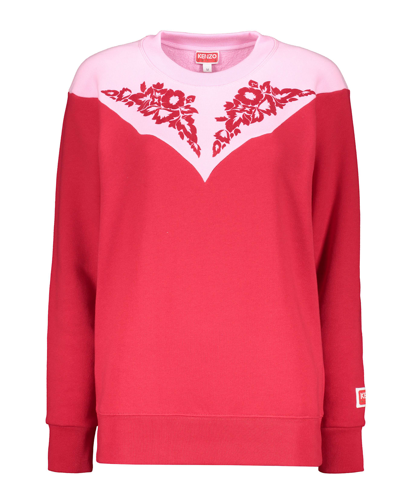 Kenzo Cotton Crew-neck Sweatshirt - red