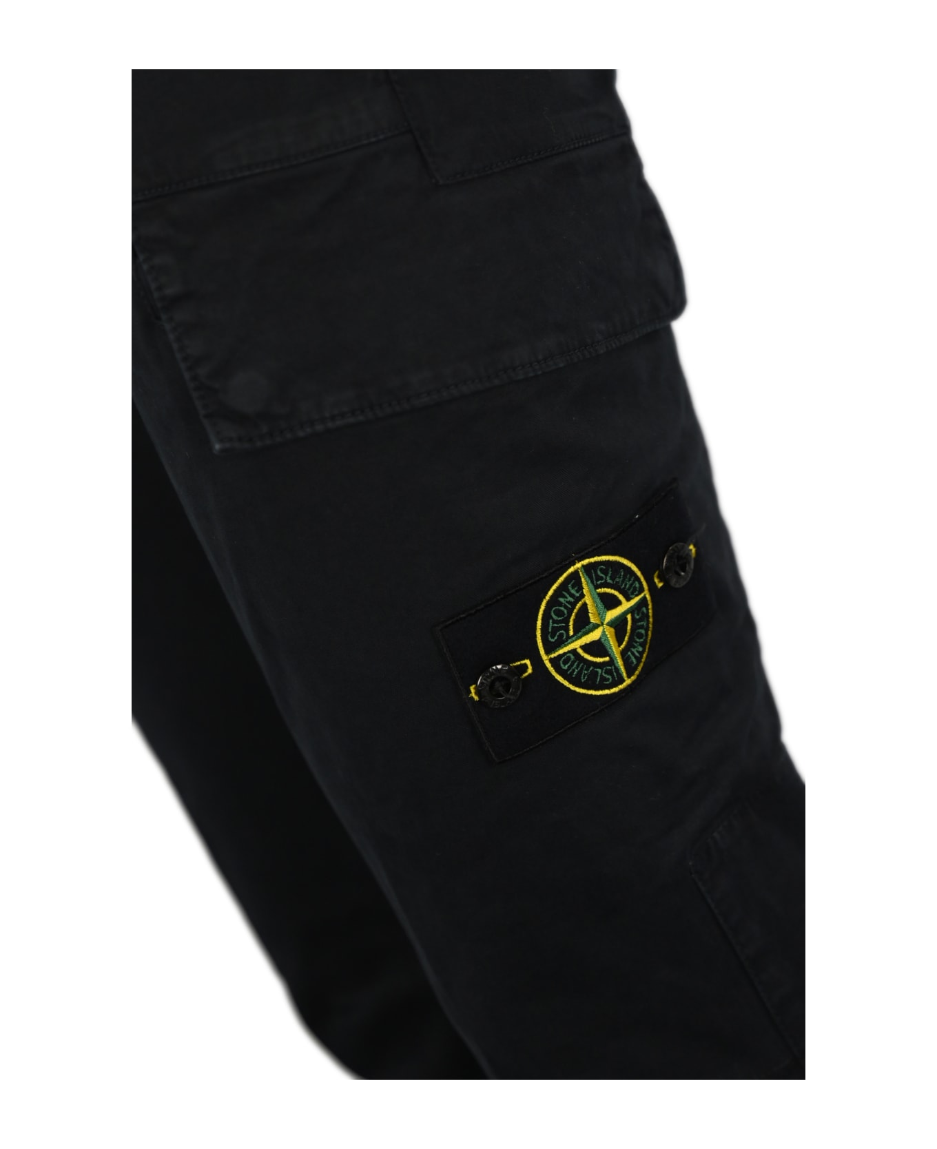 Stone Island Cargo Trousers 30604 Old Treatment - Navy blue ボトムス