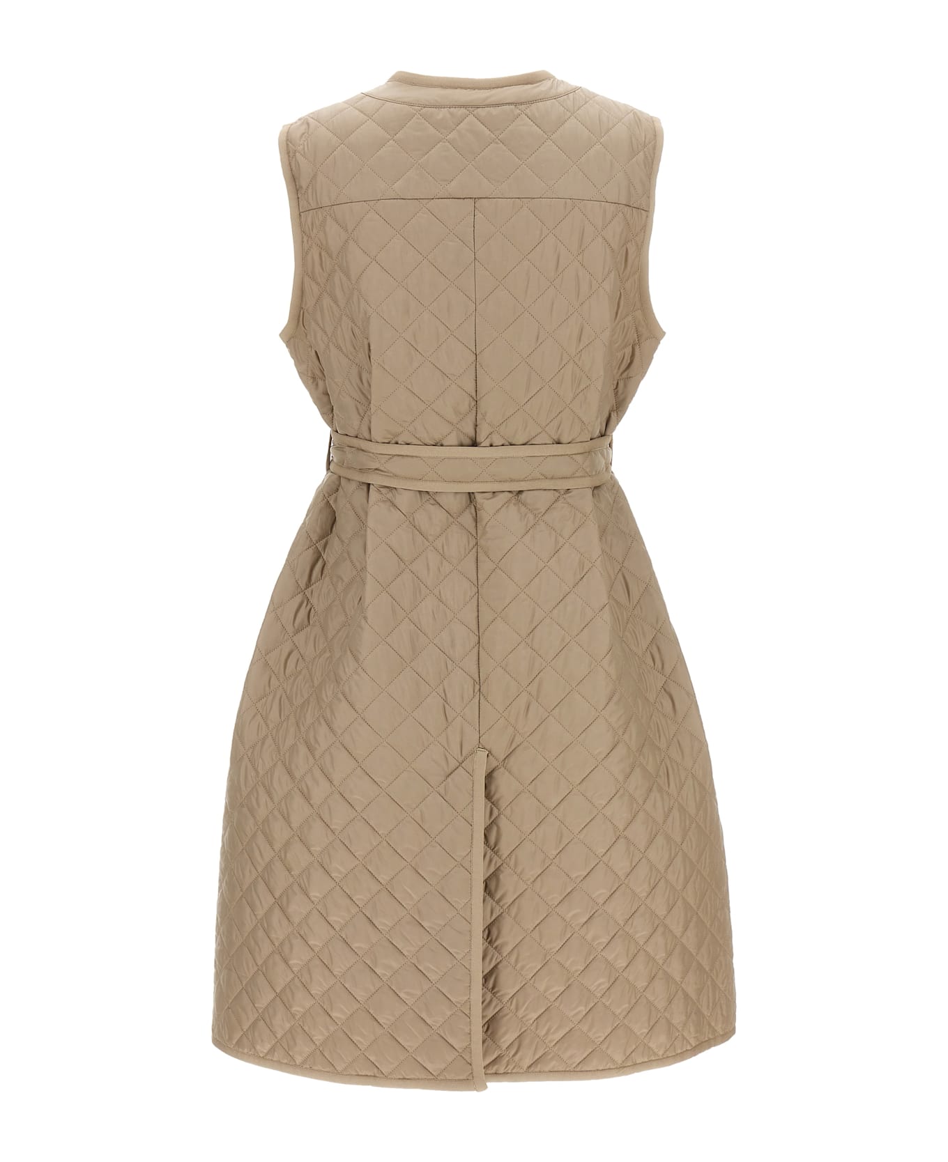 Max Mara The Cube 
lauren
 Long Vest - Brown
