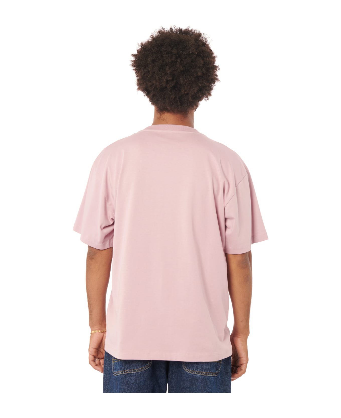 PACCBET Big Logo Tee Shirt Knit - Pink