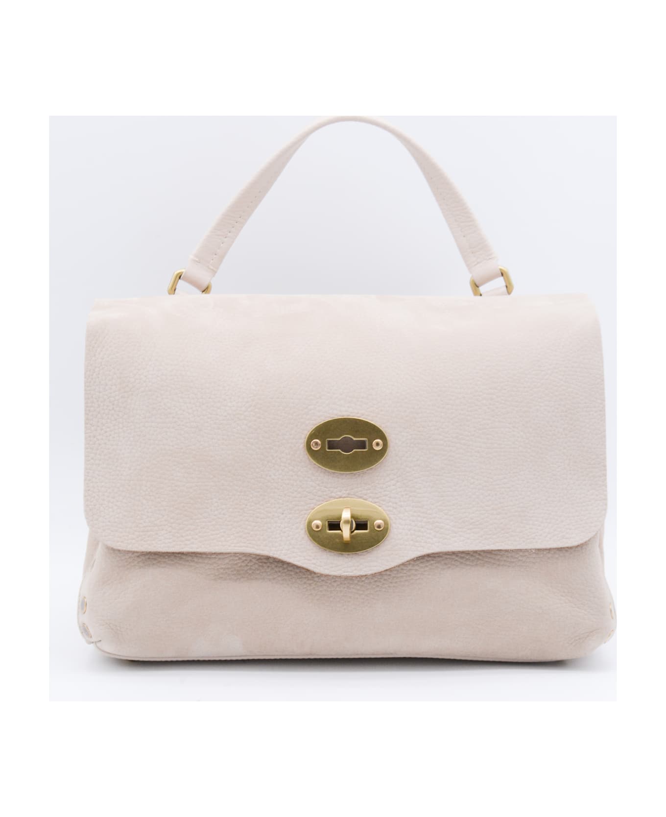 Zanellato Beige Leather Postina S Top Handle Bag - BEIGE MALVA