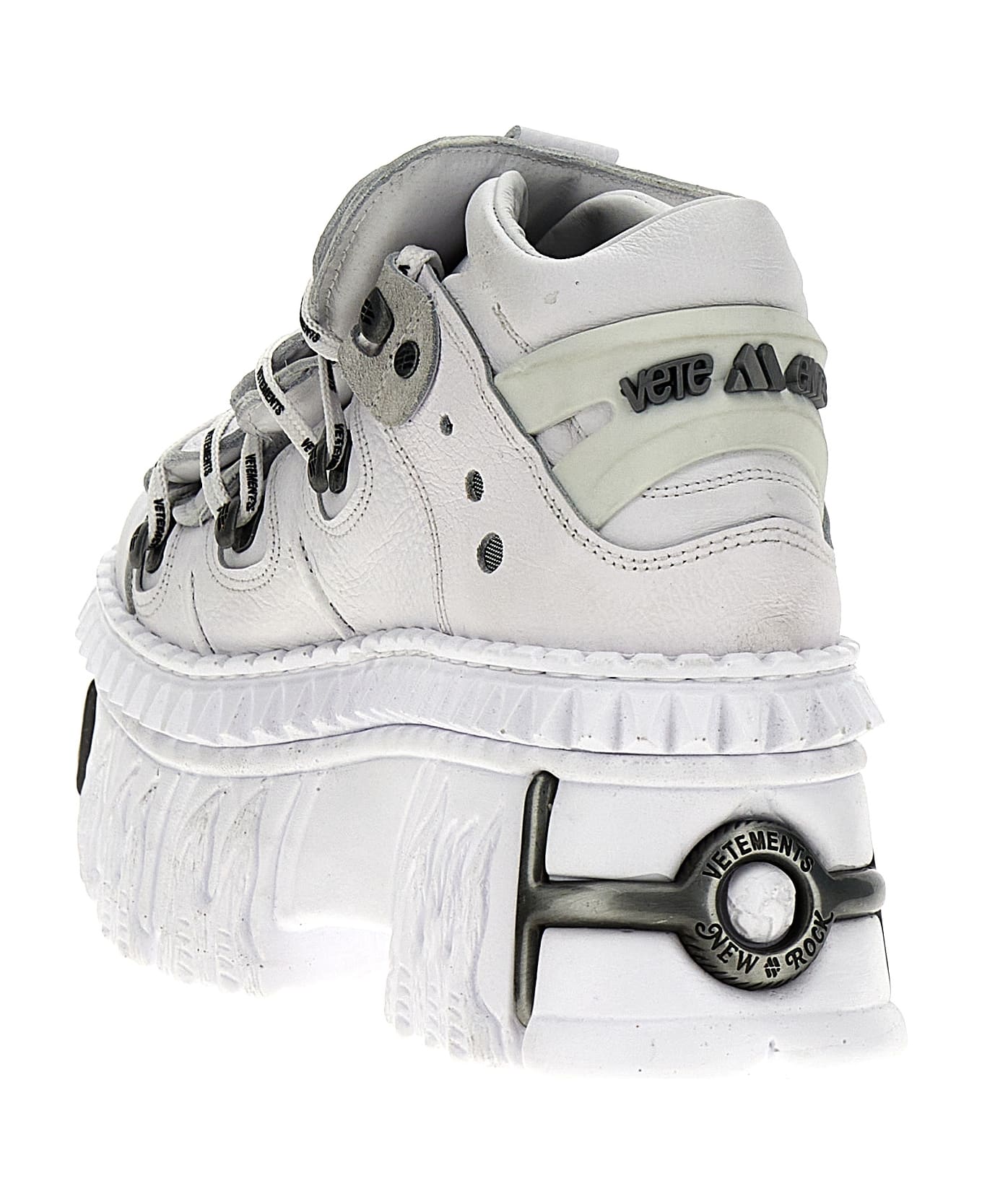 VETEMENTS X New Rock 'platform' Sneakers - White シューズ