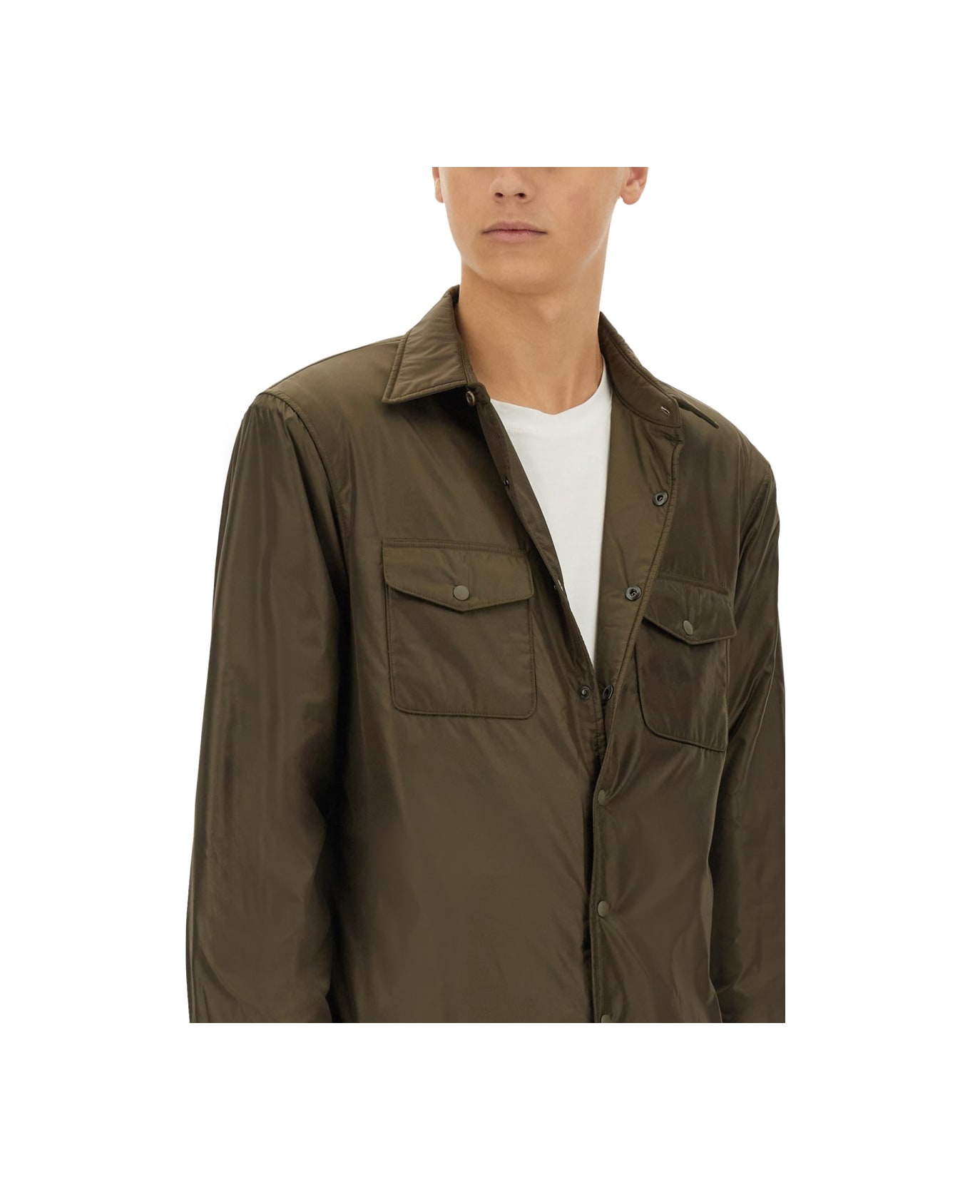 Aspesi "13 Plus" Shirt - MILITARY GREEN