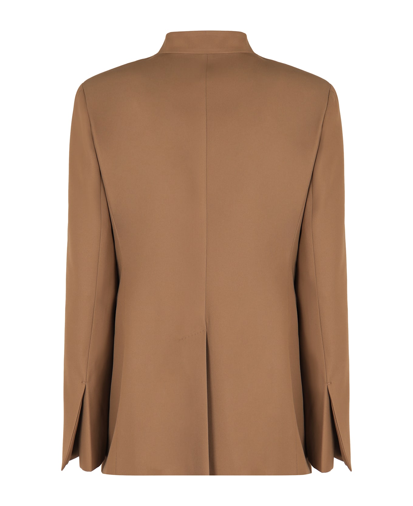 Max Mara Segnale Single-breasted One Button Jacket - brown