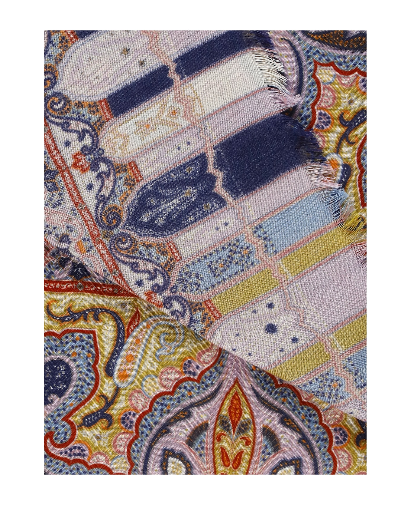 Etro Cashmere And Silk Scarf - MultiColour
