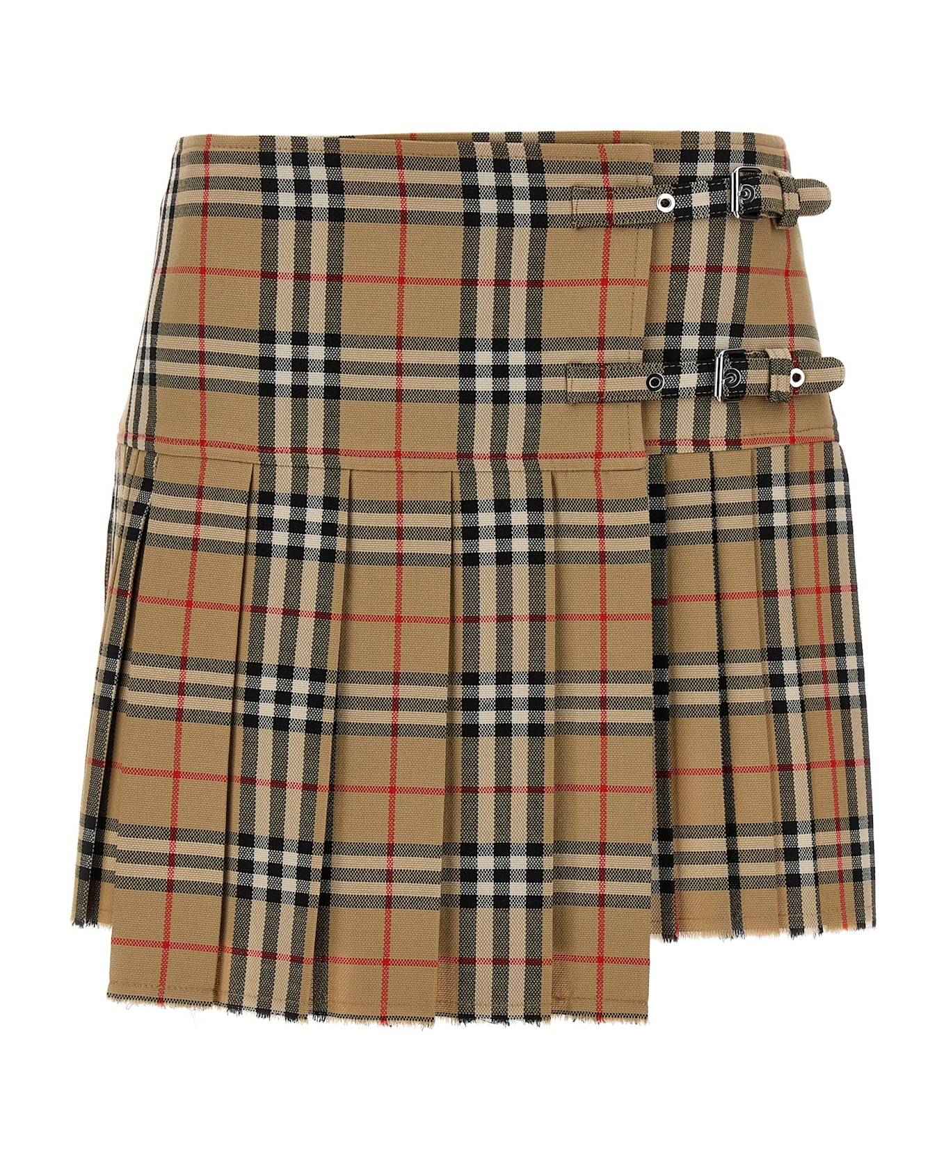 Burberry Kilt Skirt - Beige