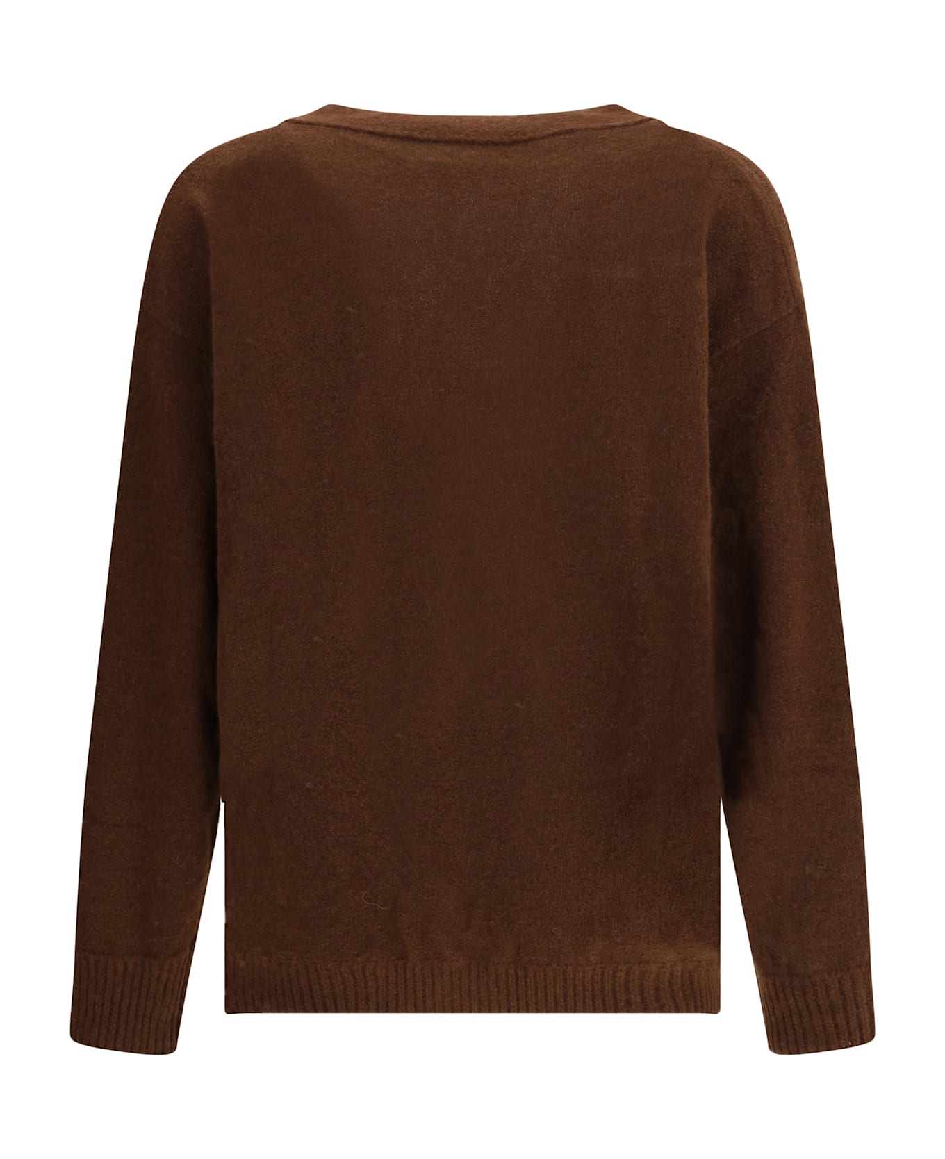 Laneus Cashmere Cardigan - CIOCCOLATO/CHOCOLATE