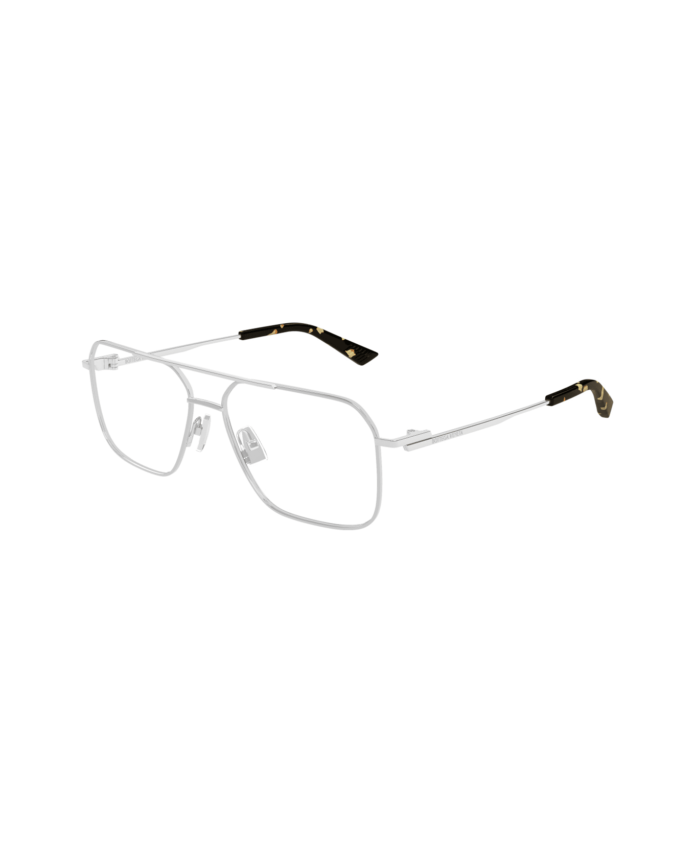 Bottega Veneta Eyewear Bottega Veneta Bv1384o Linea Ribbon 002 Silver Glasses - Argento