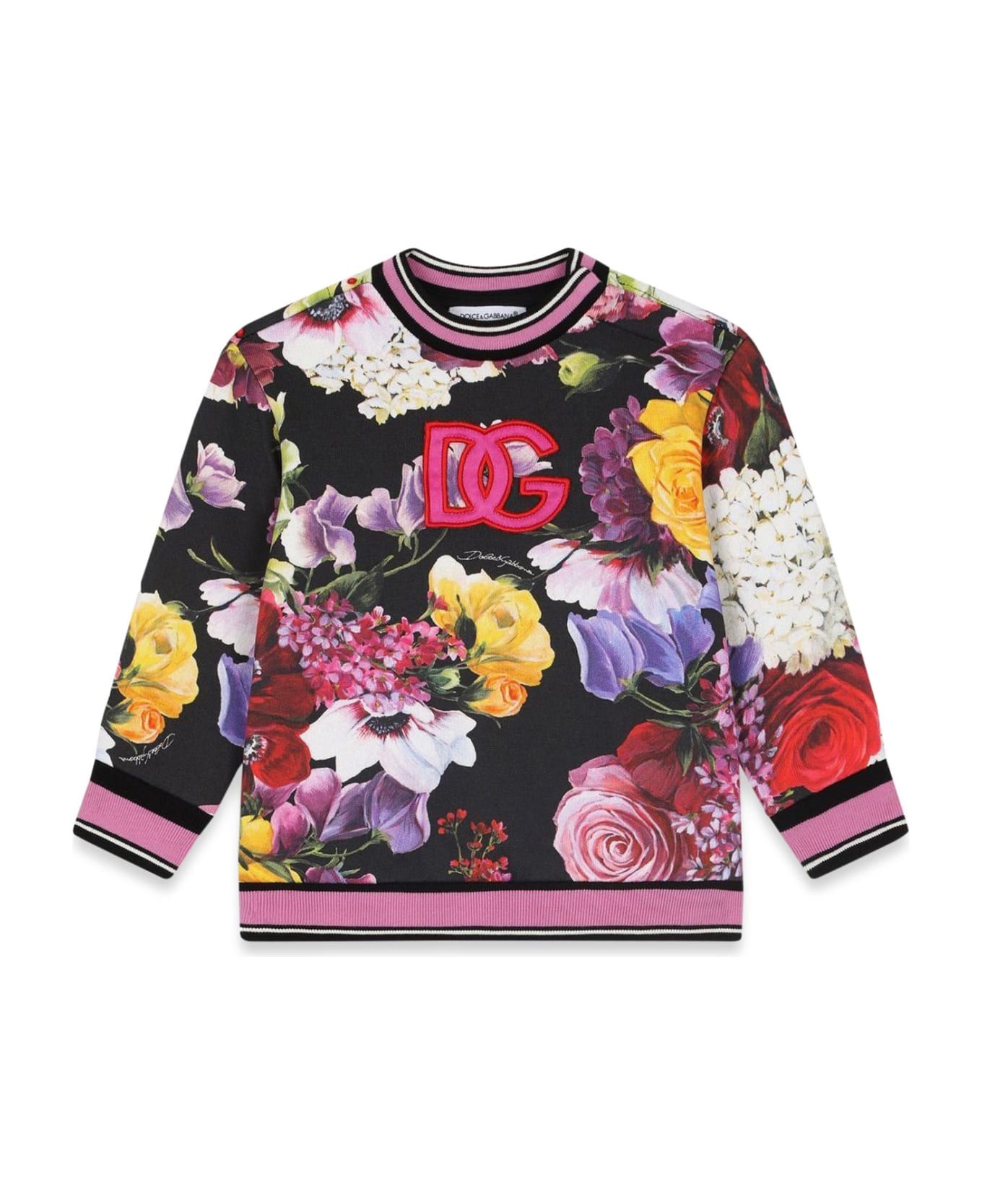 Dolce & Gabbana Sweatshirt Hydrangeas - MULTICOLOR