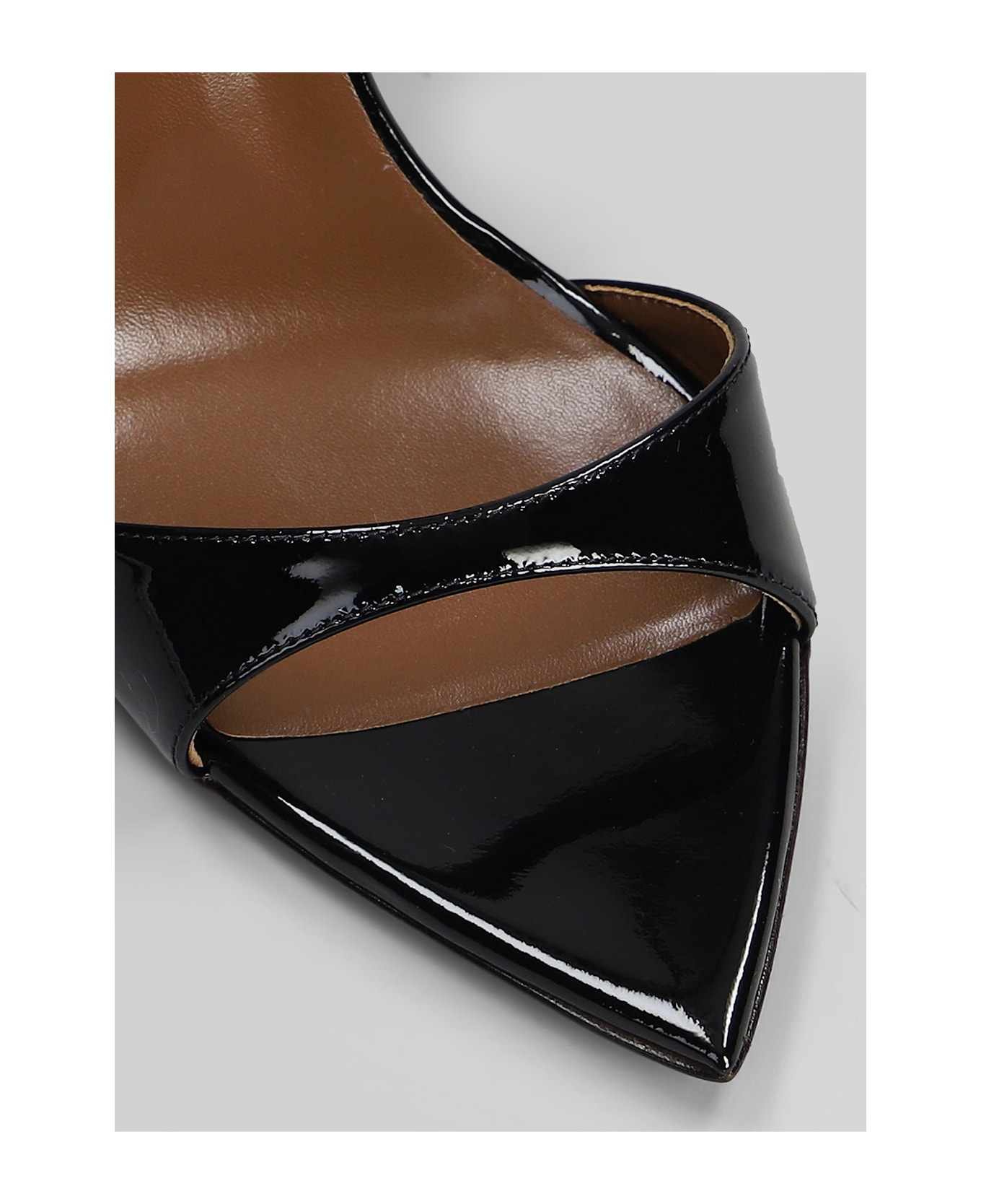 Giuseppe Zanotti Intriigo Strap 105 Sandals In Black Leather - black