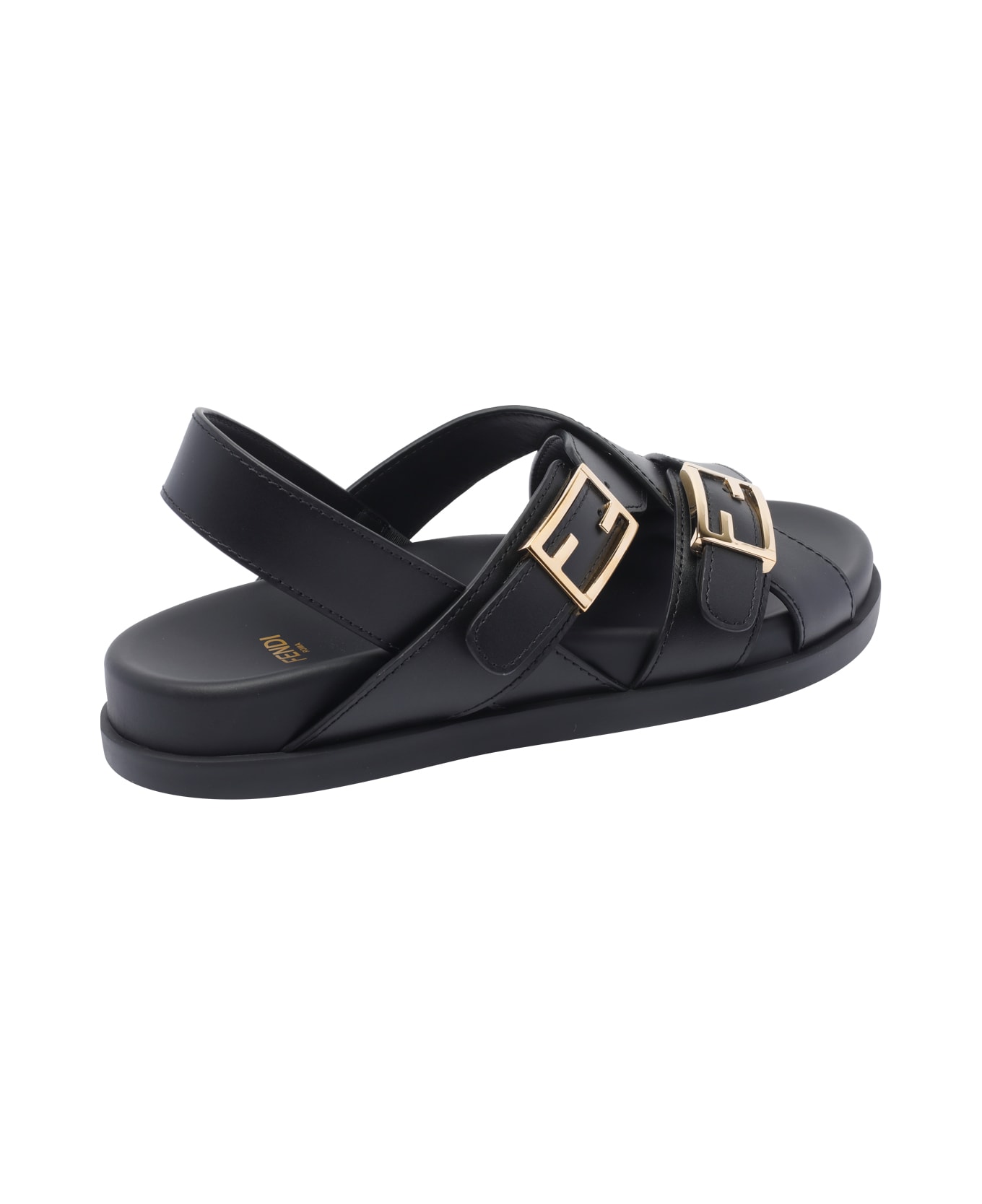 Fendi Feel Sandals - Black