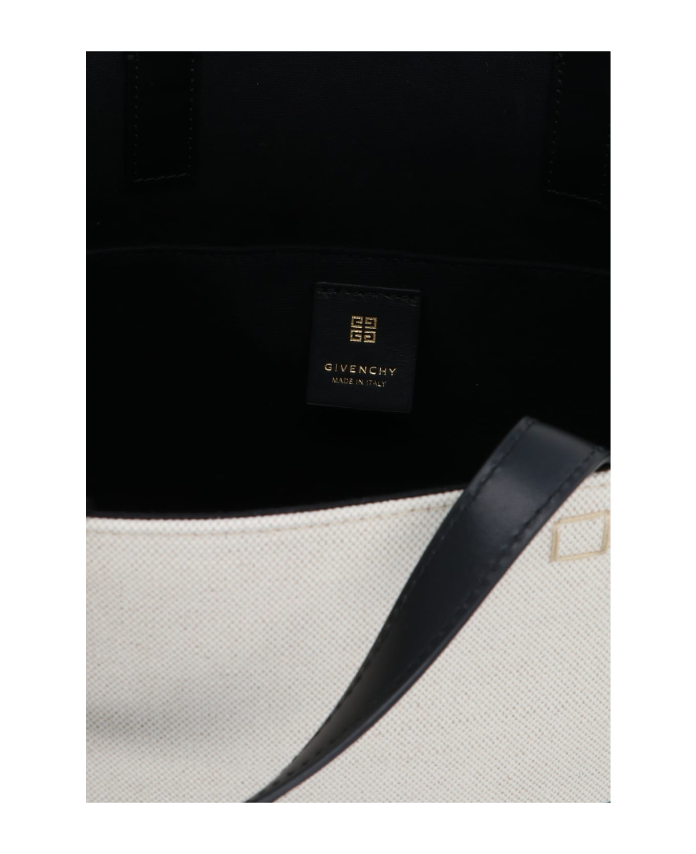 Givenchy 'g' Midi Shopping Bag - White/Black