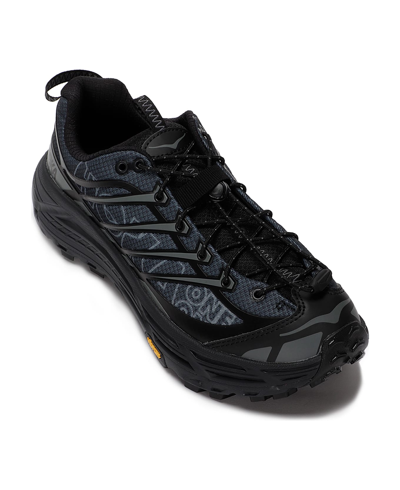Hoka U Mafate Three2 Wordmark - BLACK / OUTER ORBIT
