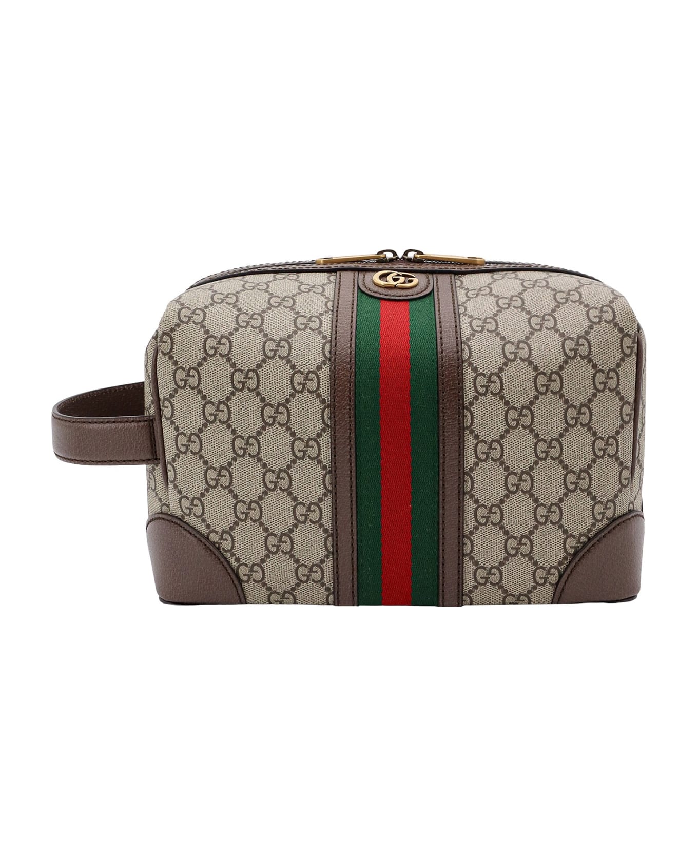 Gucci Savoy Beauty Case - Brown