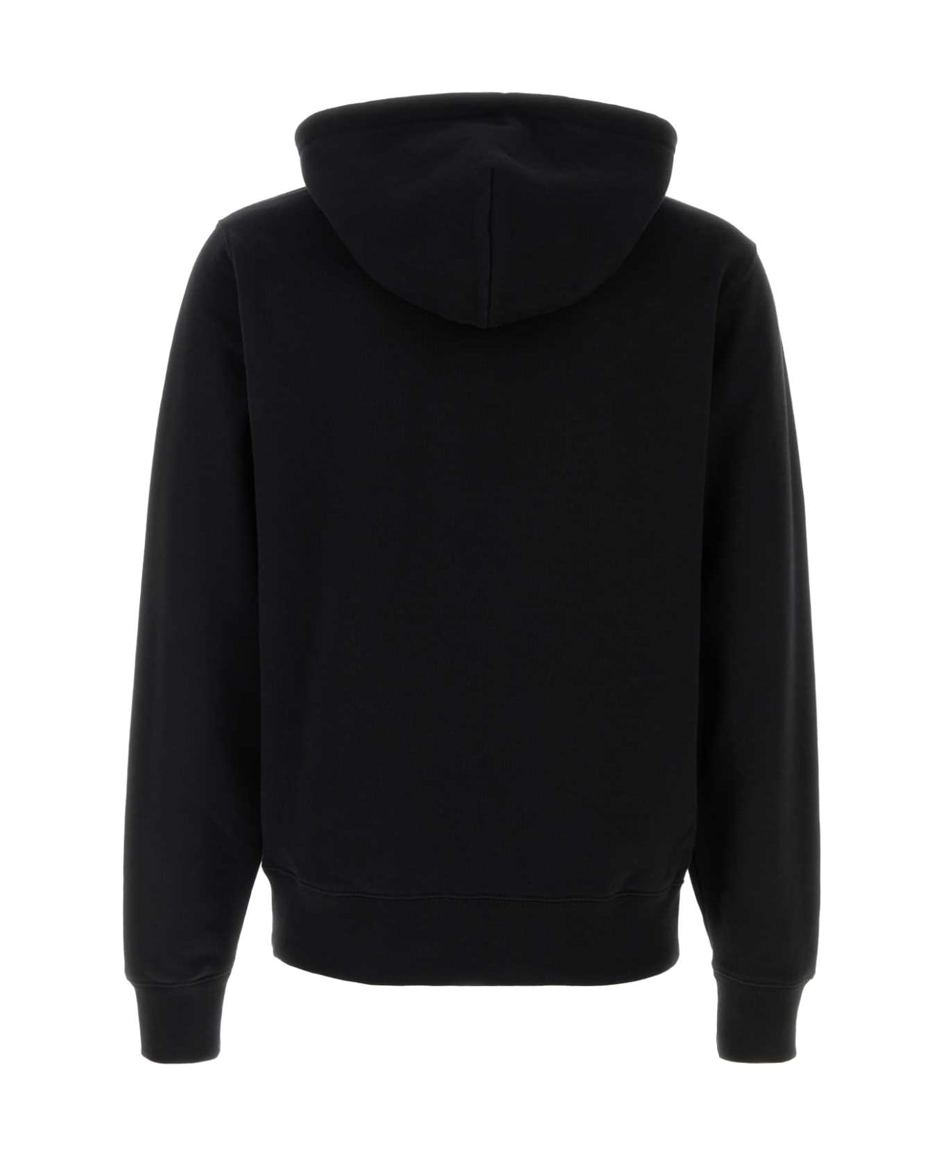 Burberry Black Cotton Sweatshirt - BLACK