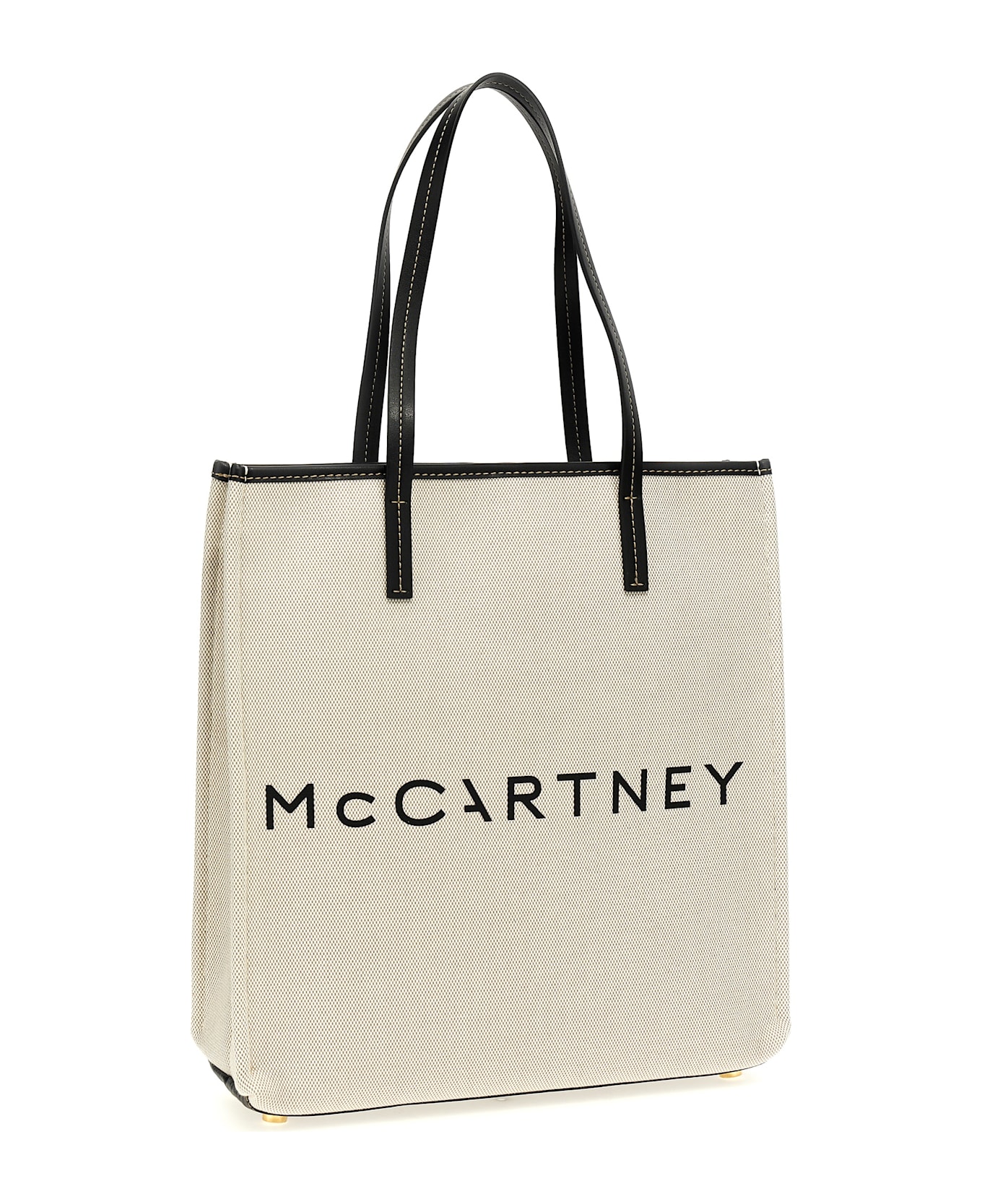 Stella McCartney Logo Shopping Bag - Beige