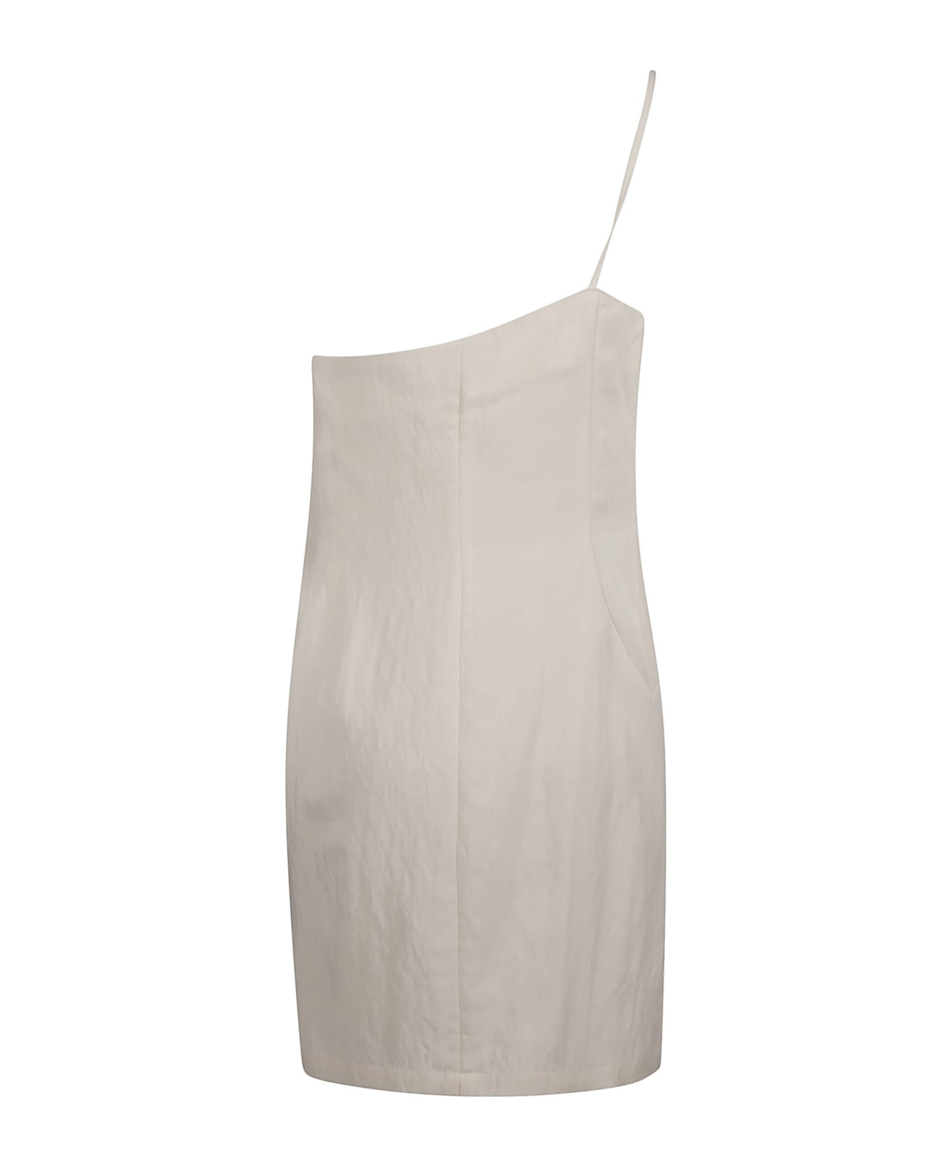 Blumarine Large Flower Detail Sleeveless Dress - Cream ワンピース＆ドレス