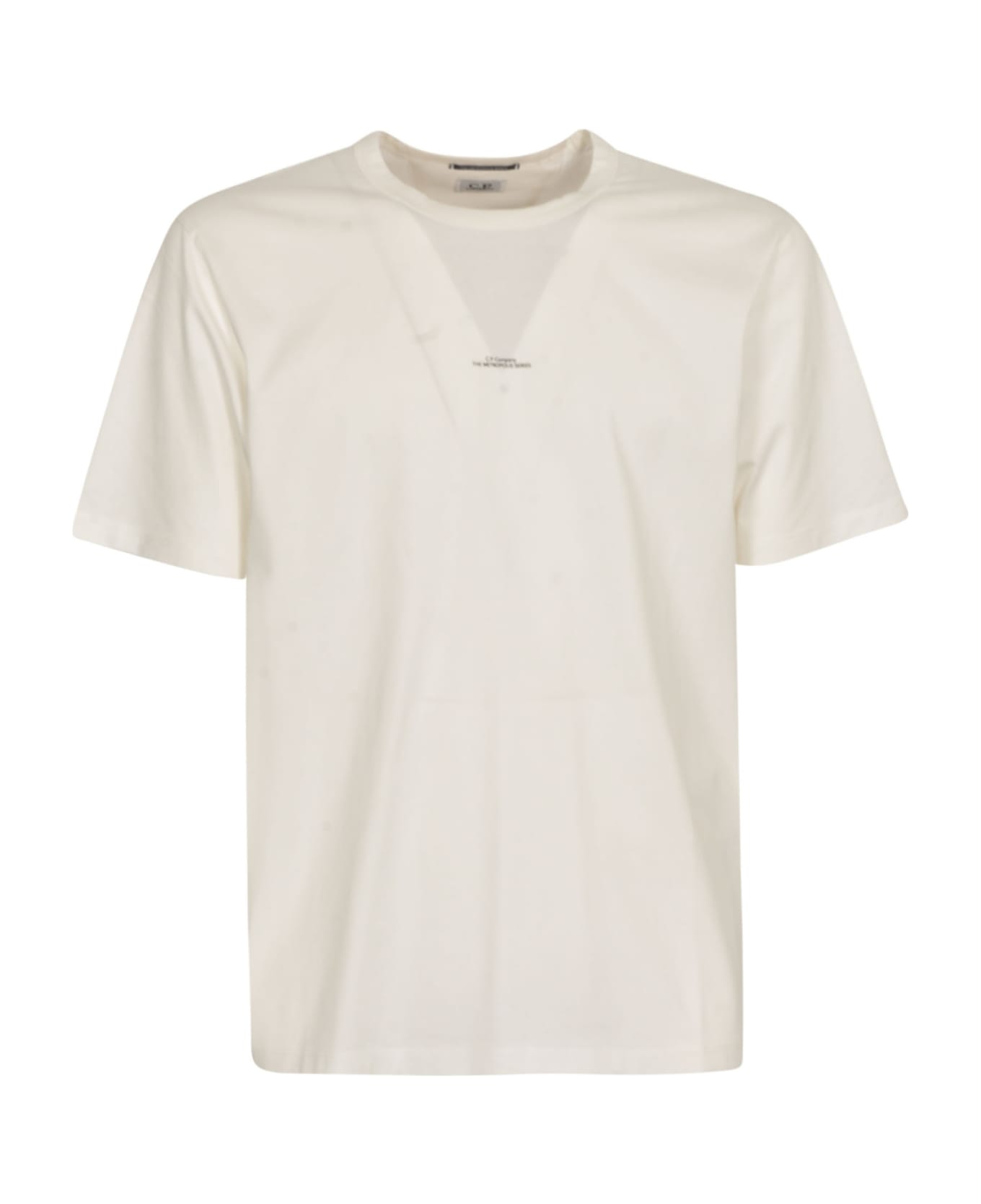 C.P. Company Logo Round Neck T-shirt - White