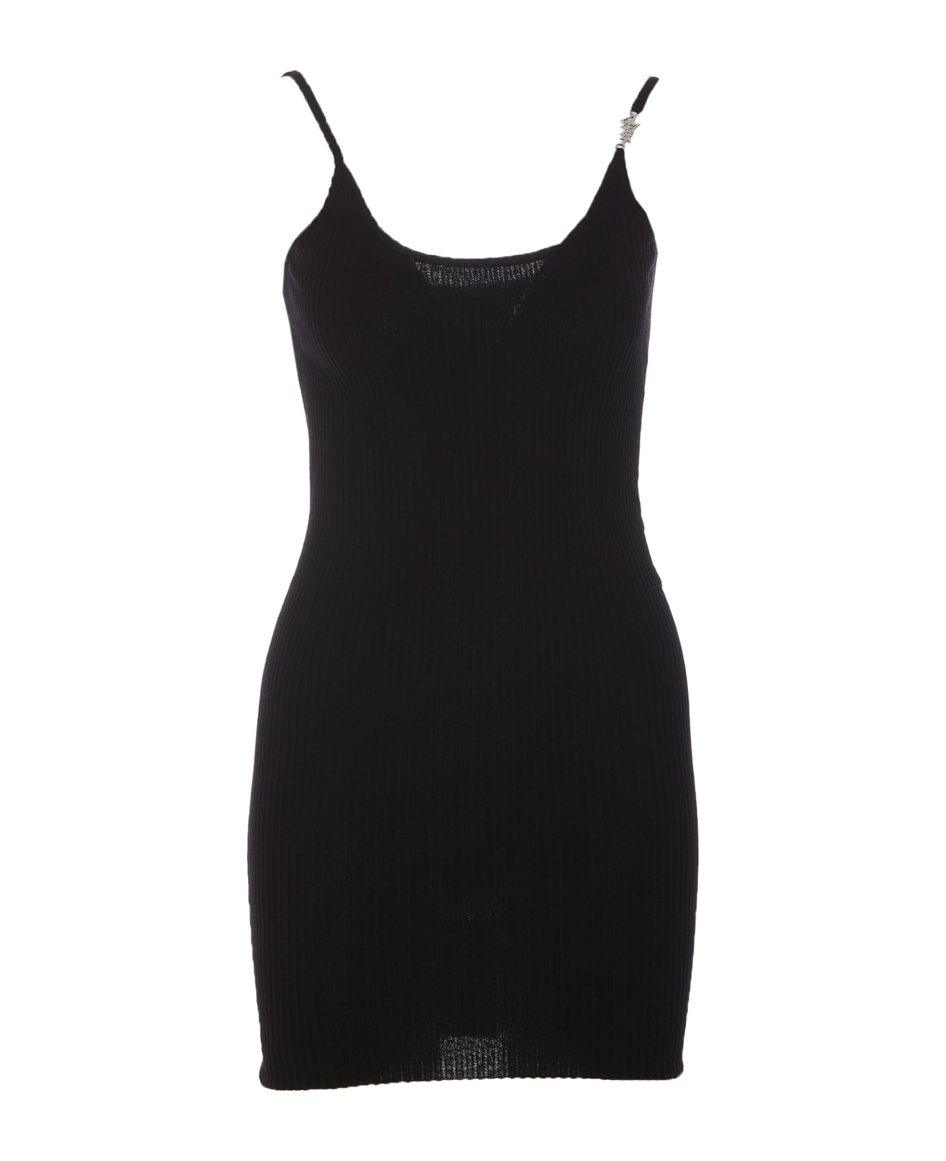 AMIRI Vertical Amiri Mini Dress - Black