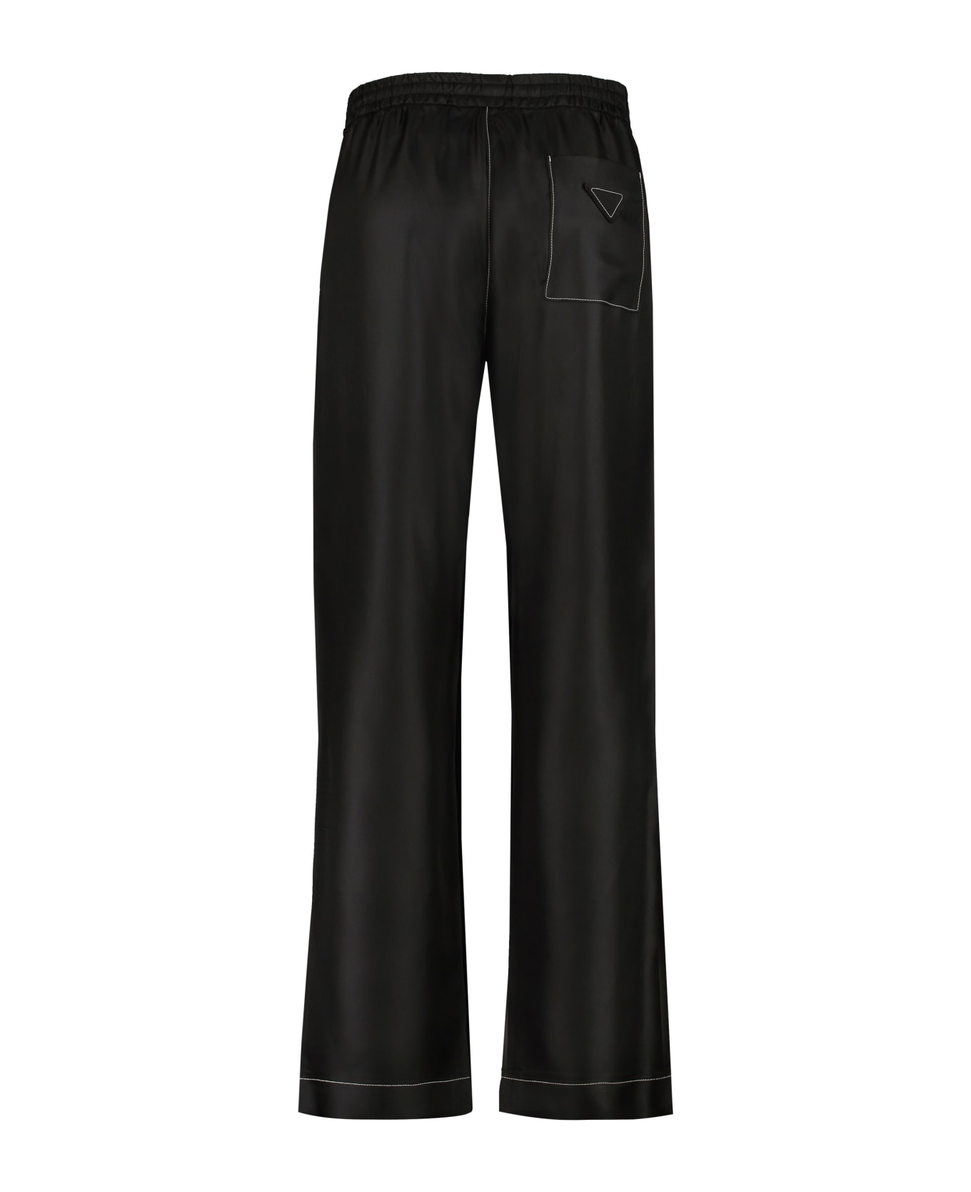Prada Silk Trousers - black
