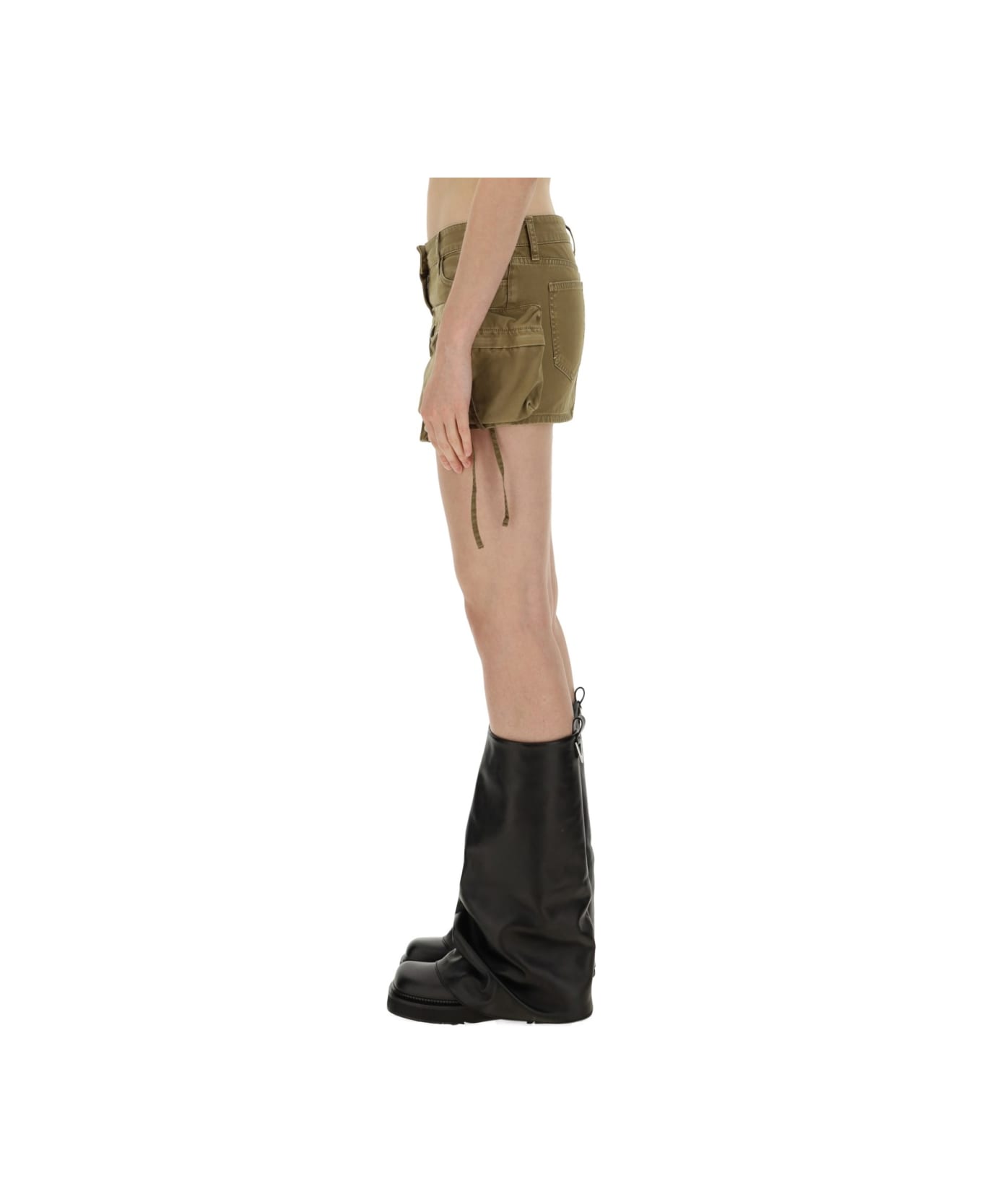 The Attico Mini Skirt - BROWN