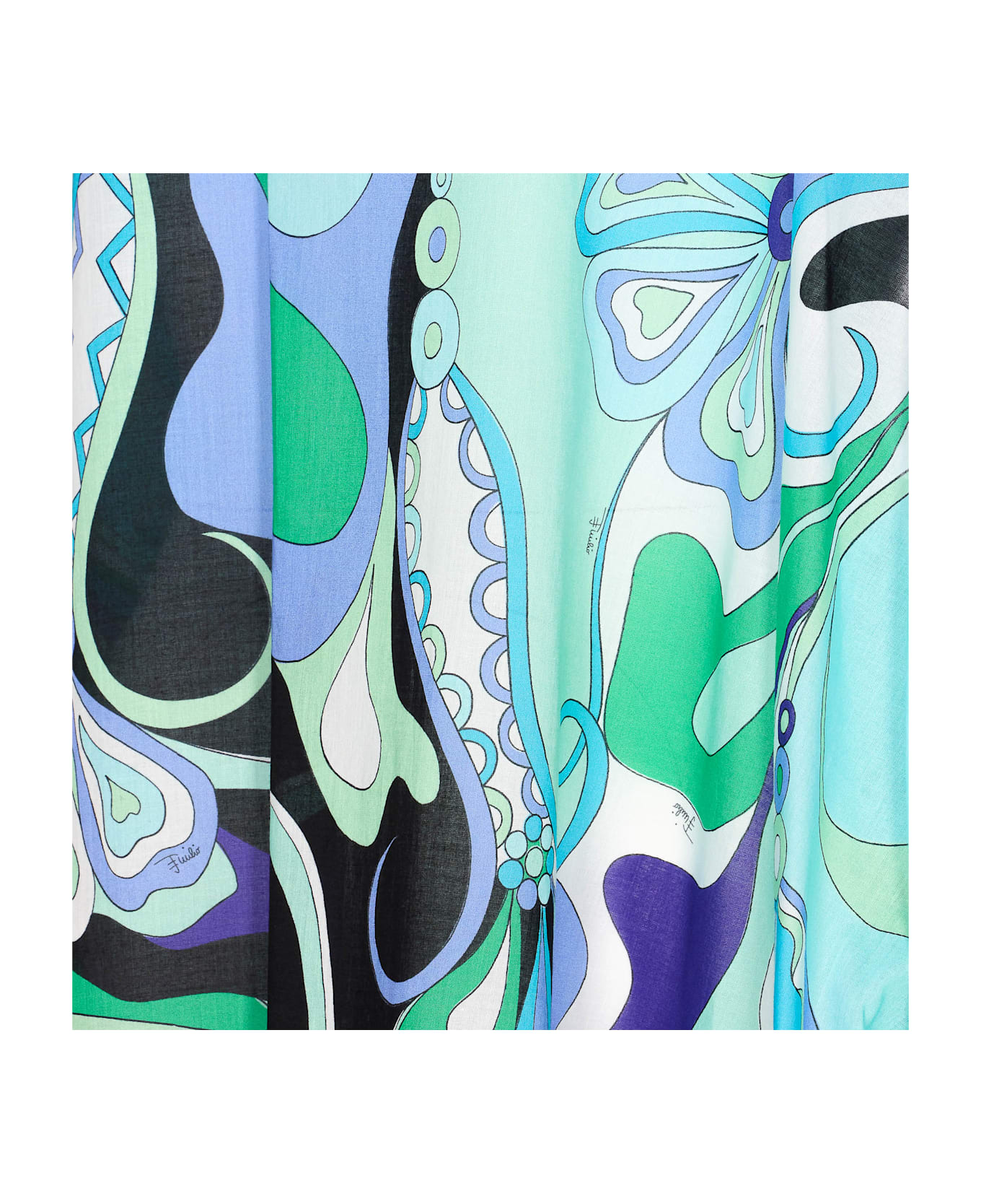 Pucci Orchidee Print Dress - MultiColour