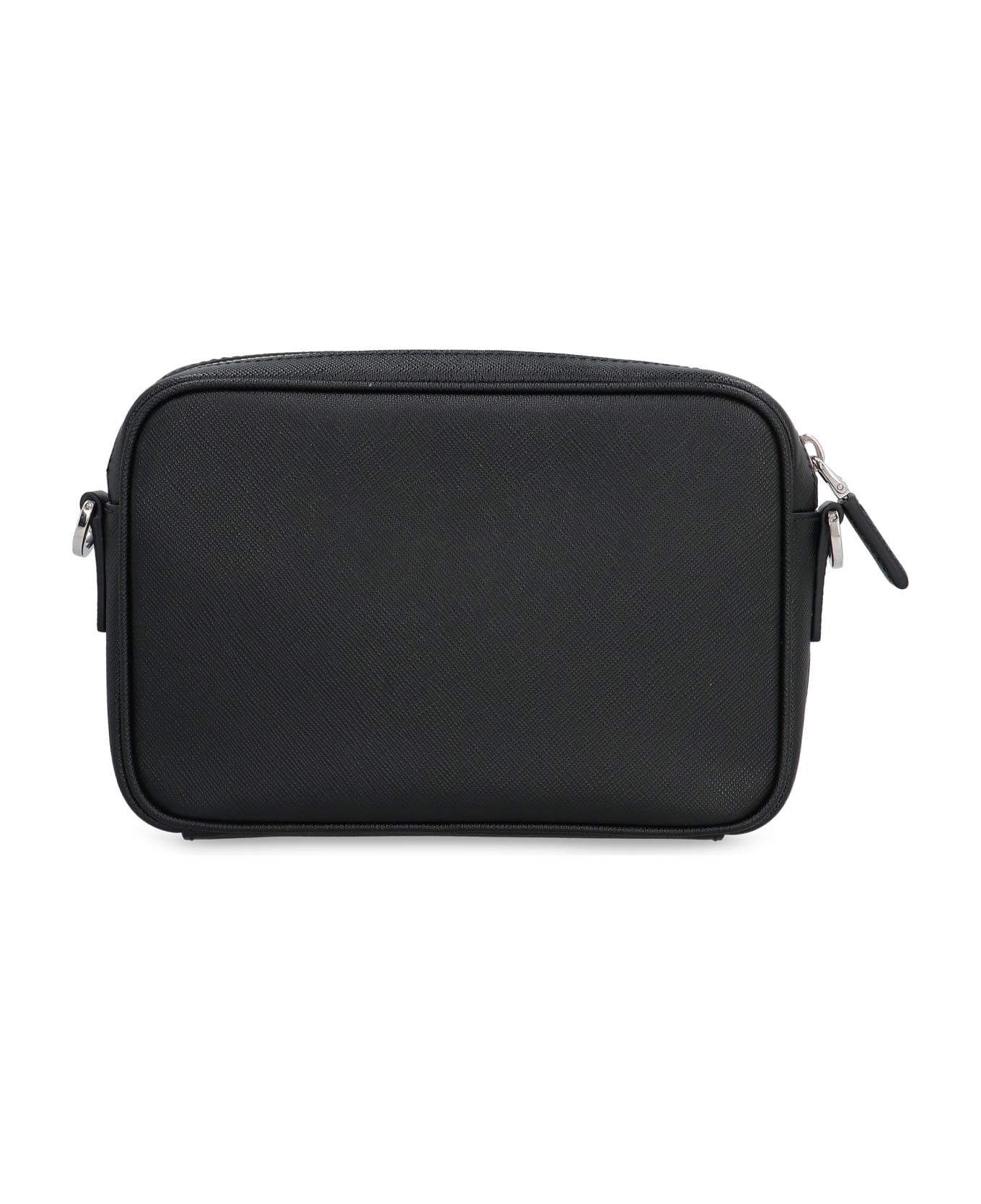 Prada Saffiano Leather Shoulder Bag - black