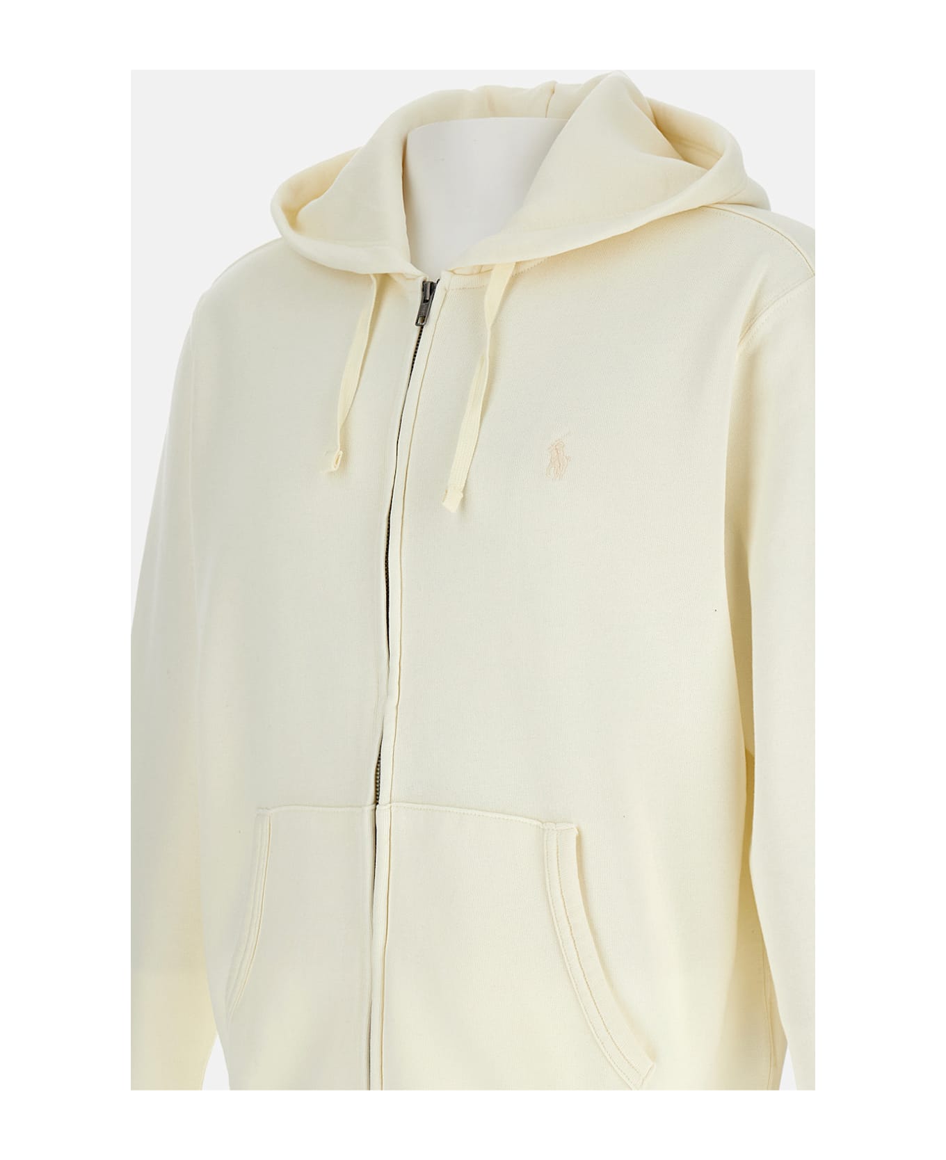 Polo Ralph Lauren Zip-up Sweatshirt - White