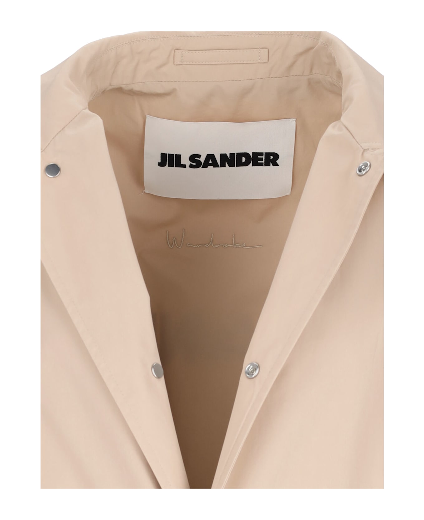 Jil Sander Logo Trench Coat - Beige