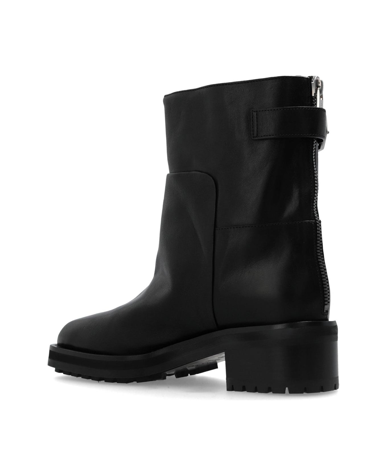 Jimmy Choo Double Buckle Boots - Black