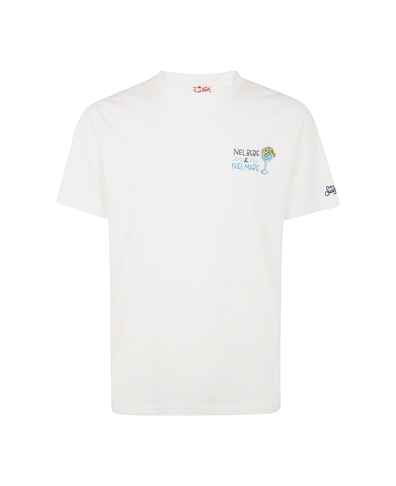 MC2 Saint Barth T-shirt With Embroidery - N Bere Mare Emb
