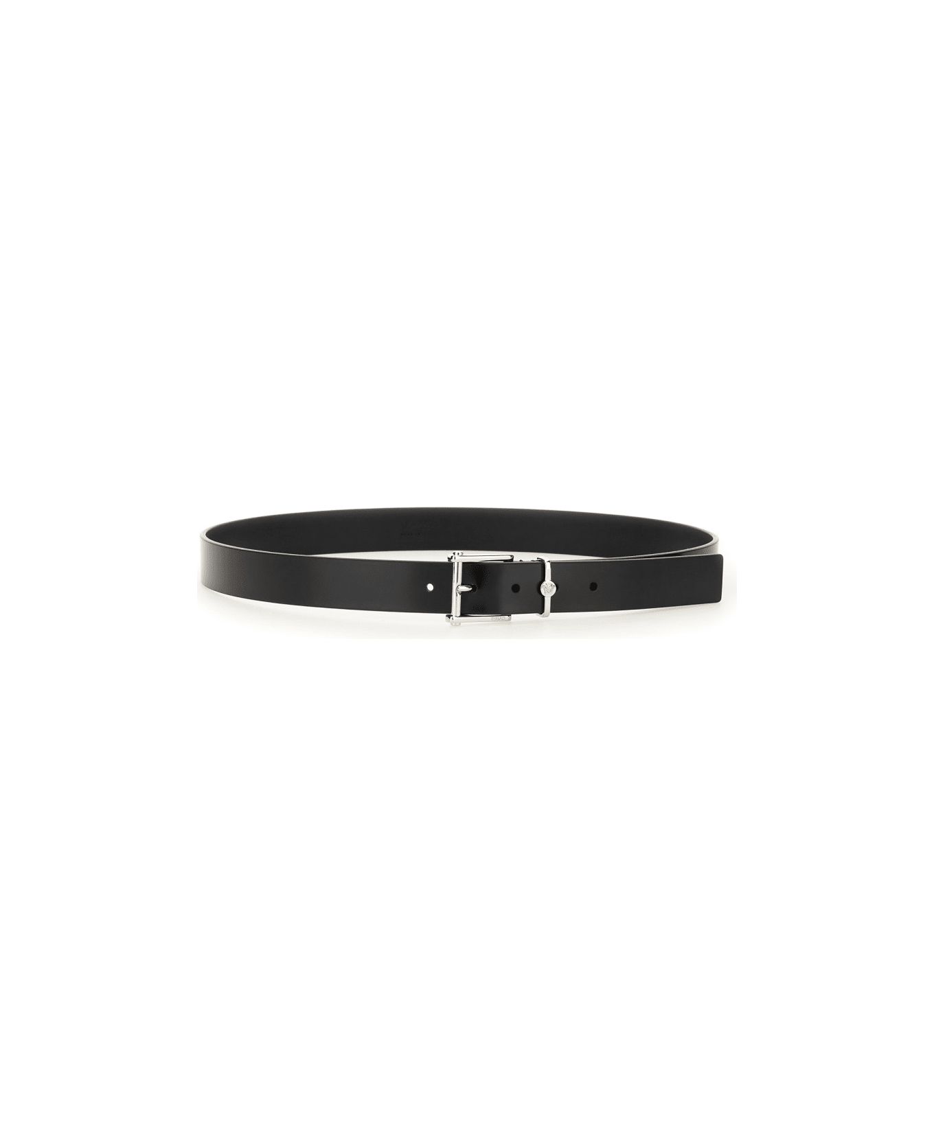Versace Leather Belt - BLACK