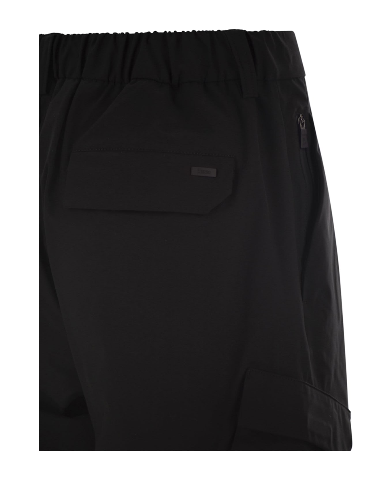 Herno Ultralight Nylon Cargo Bermuda Shorts