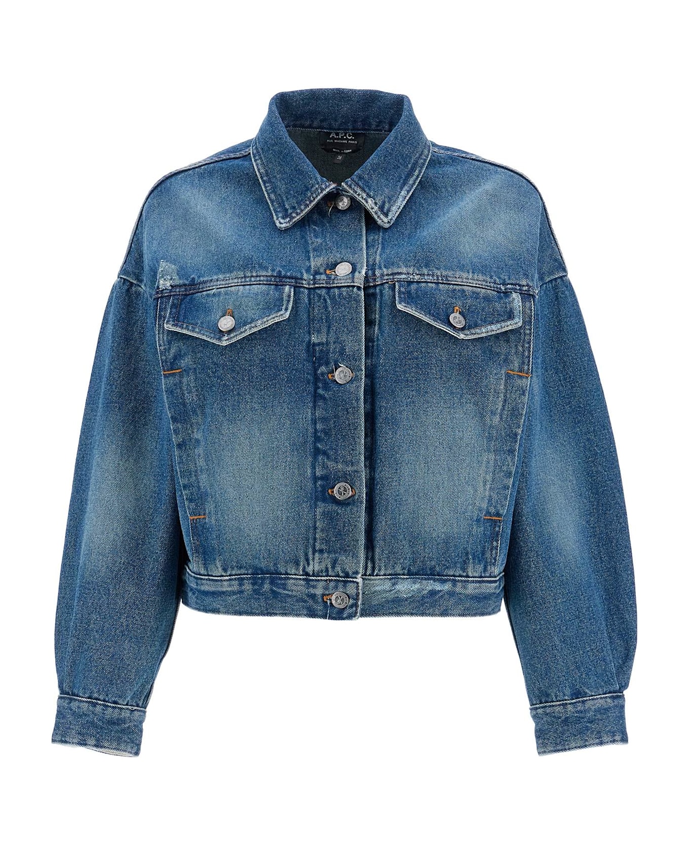 A.P.C. 
boxy Denim Jacket In C - BLUE