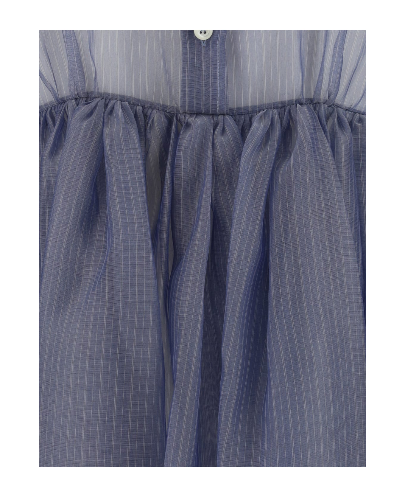Prada Midi Dress - Blu+bianco ワンピース＆ドレス