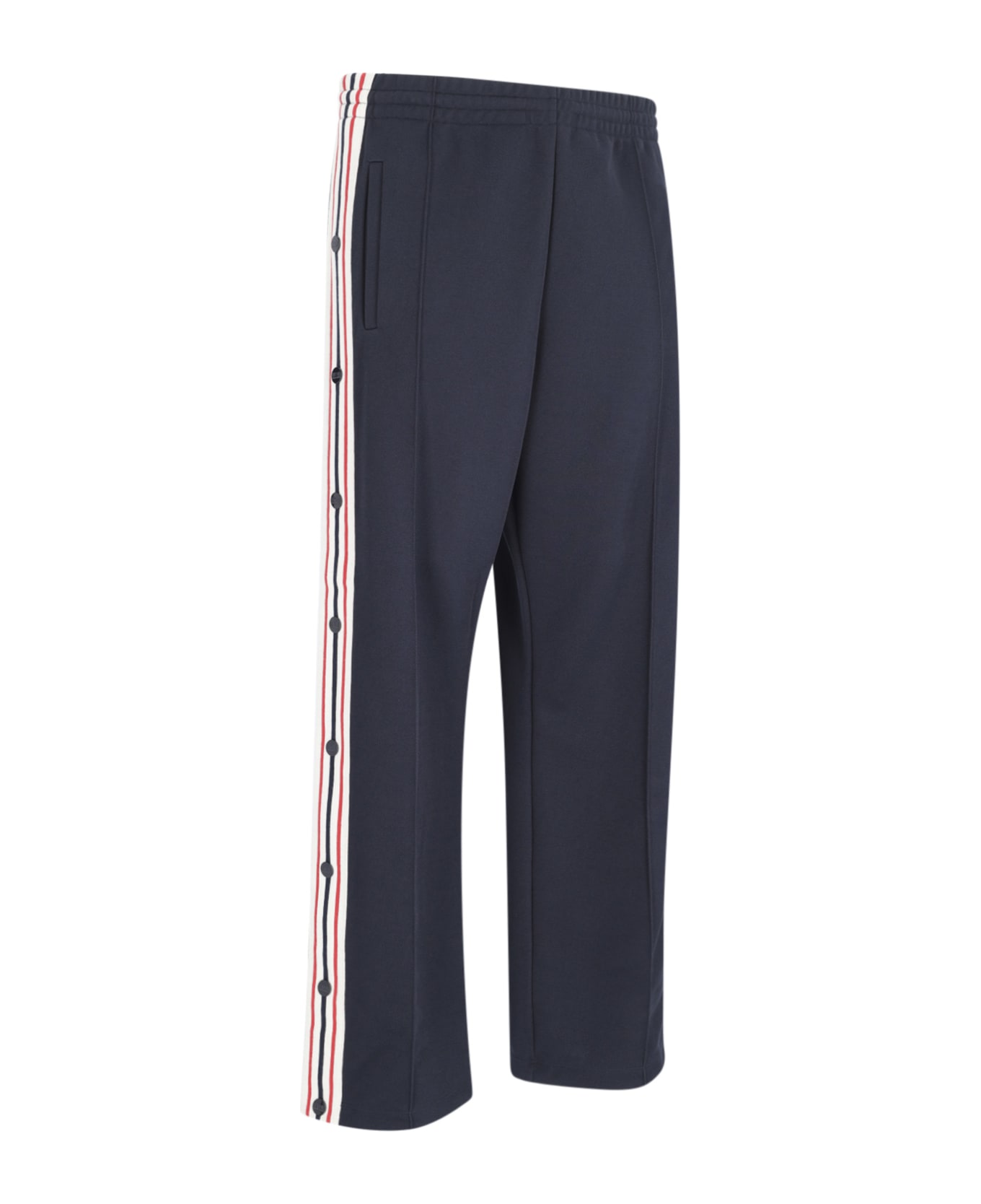 Golden Goose Side Buttons Trousers - Blue