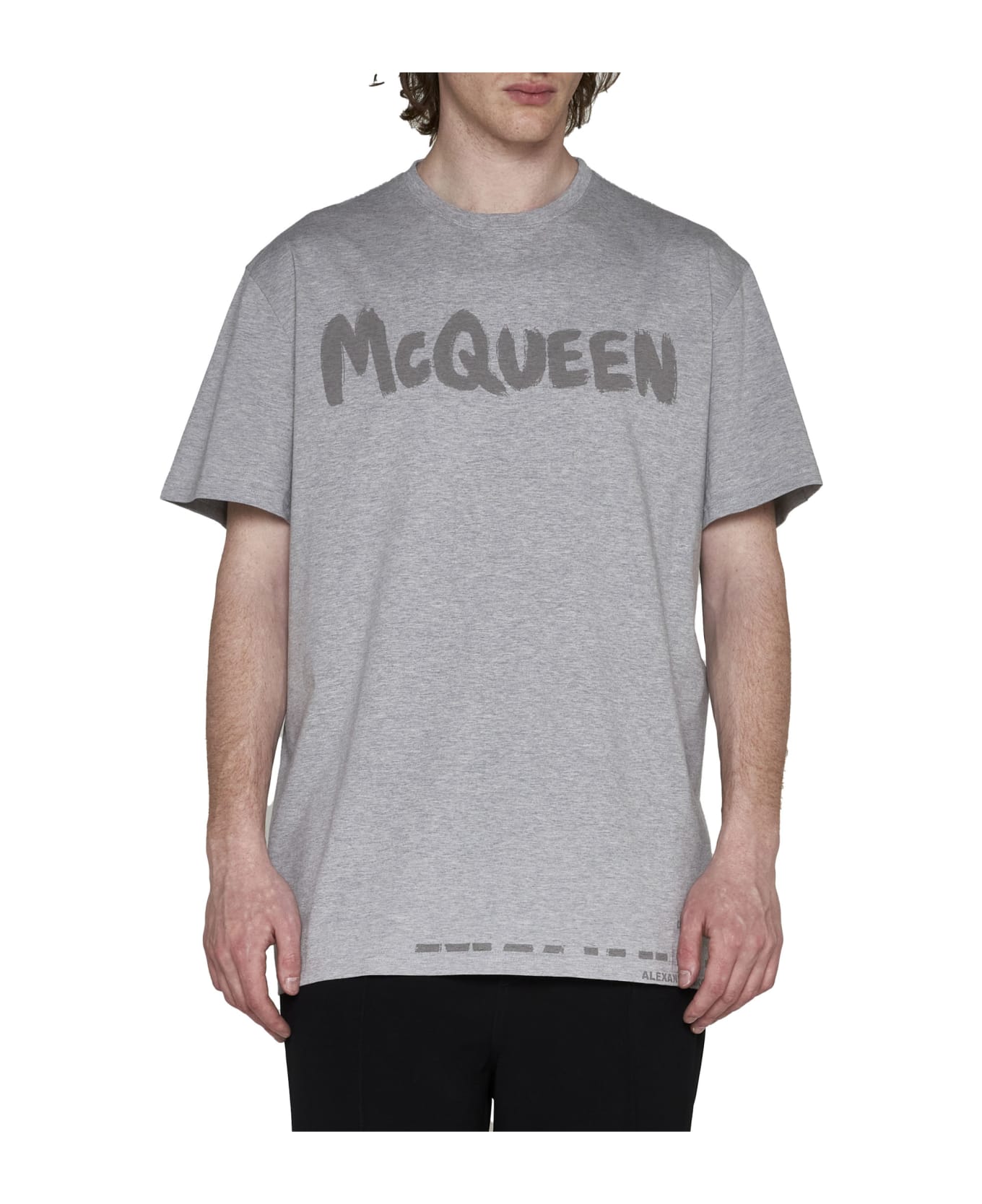 Alexander McQueen T-Shirt - Pale grey/tonal